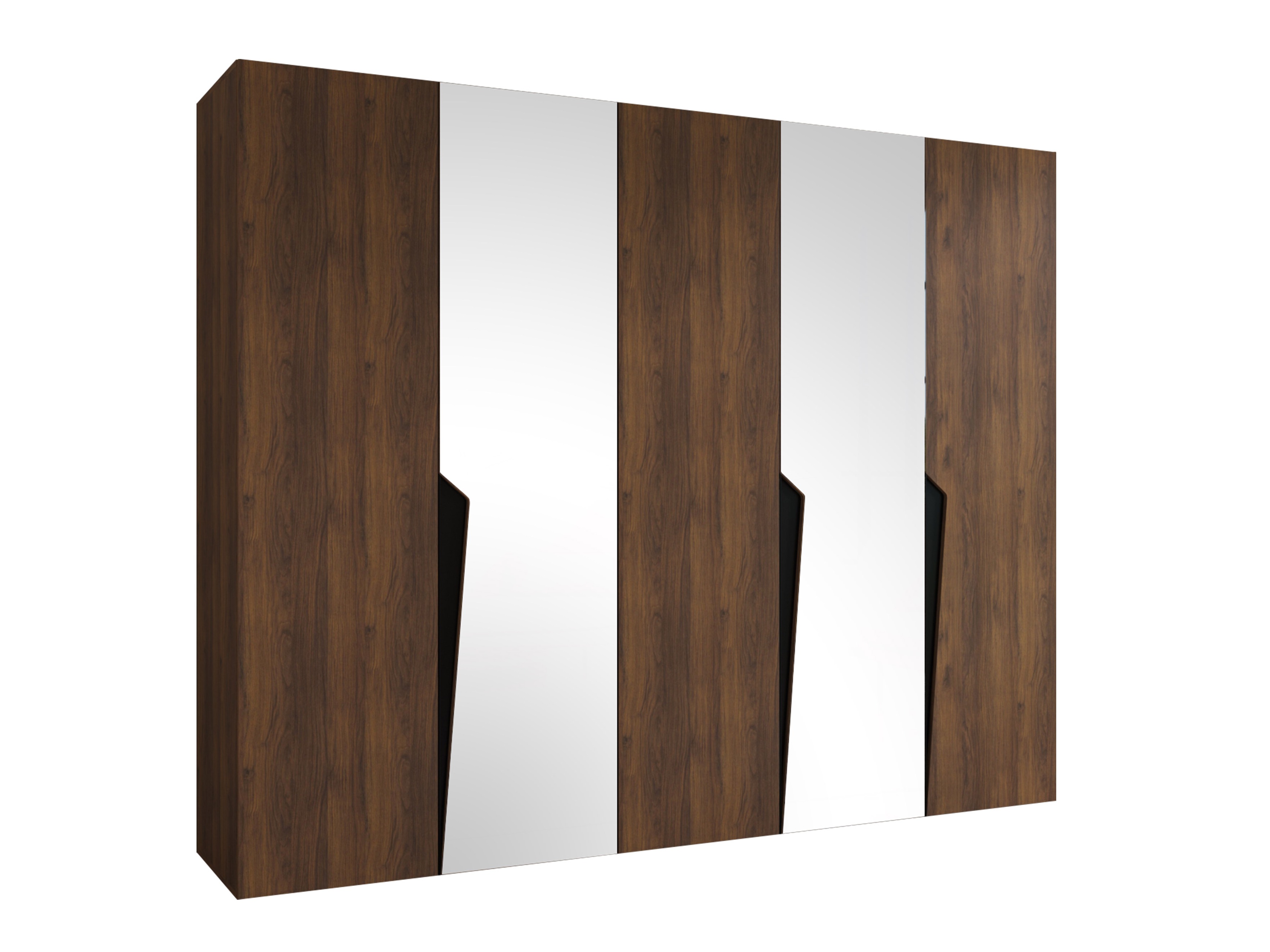 Kleiderschrank Hartford 611 (Walnussholzoptik)