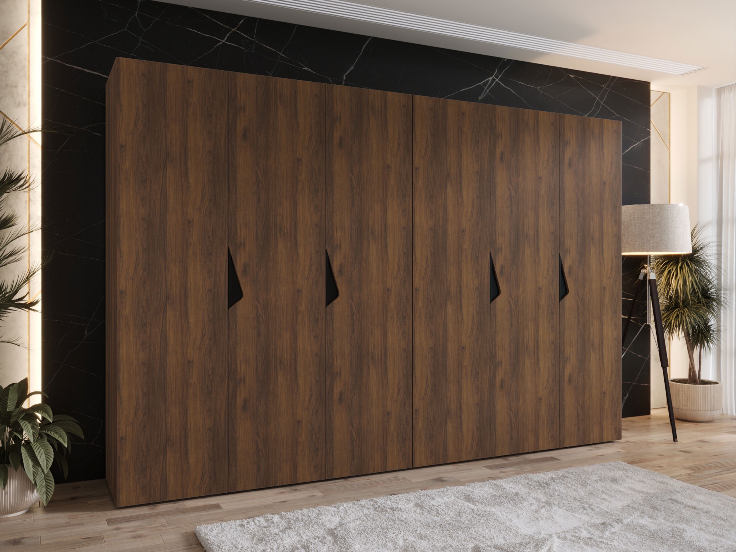 Kleiderschrank Hartford 622 (Walnussholzoptik)