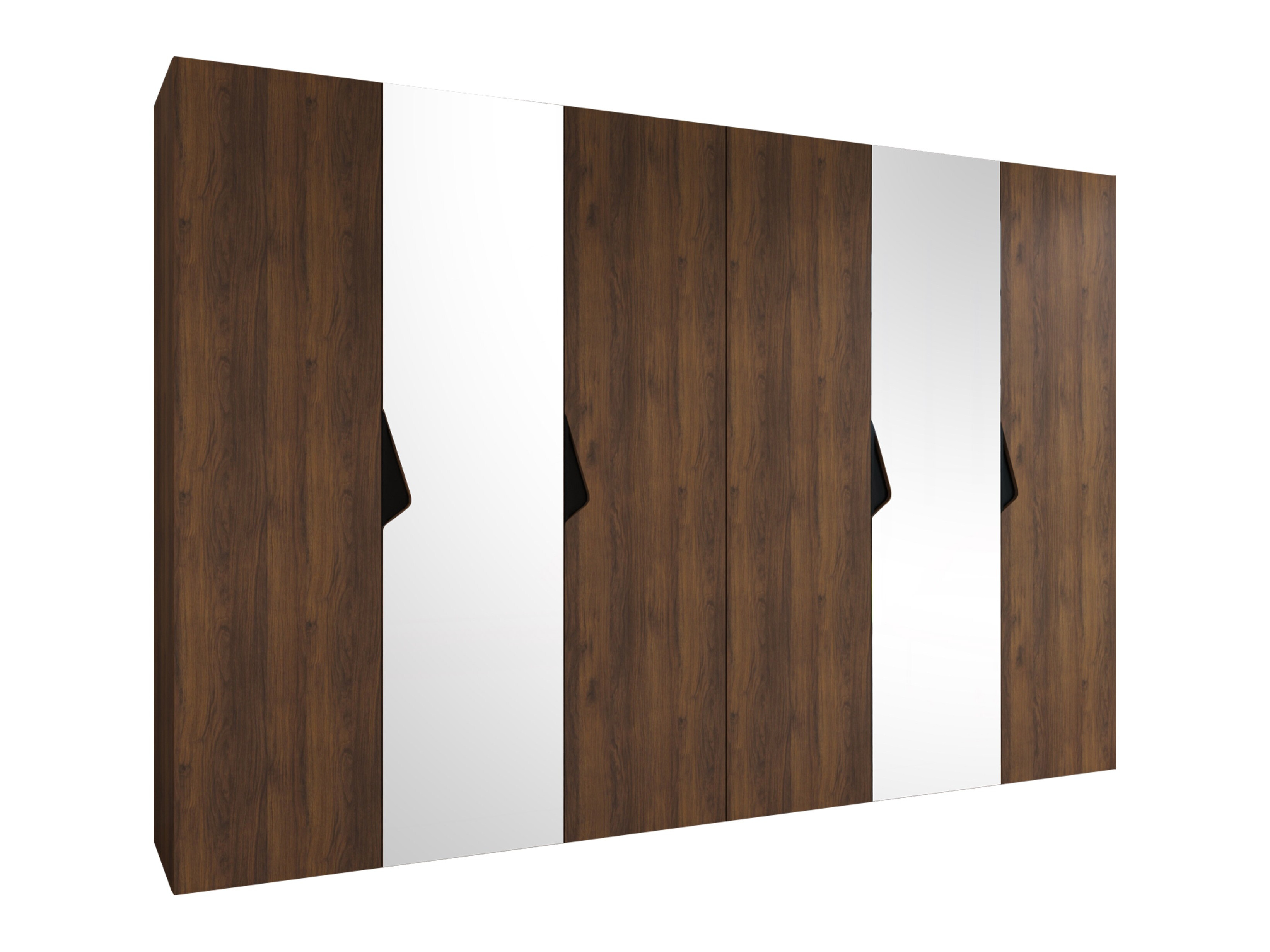 Kleiderschrank Hartford 627 (Walnussholzoptik)