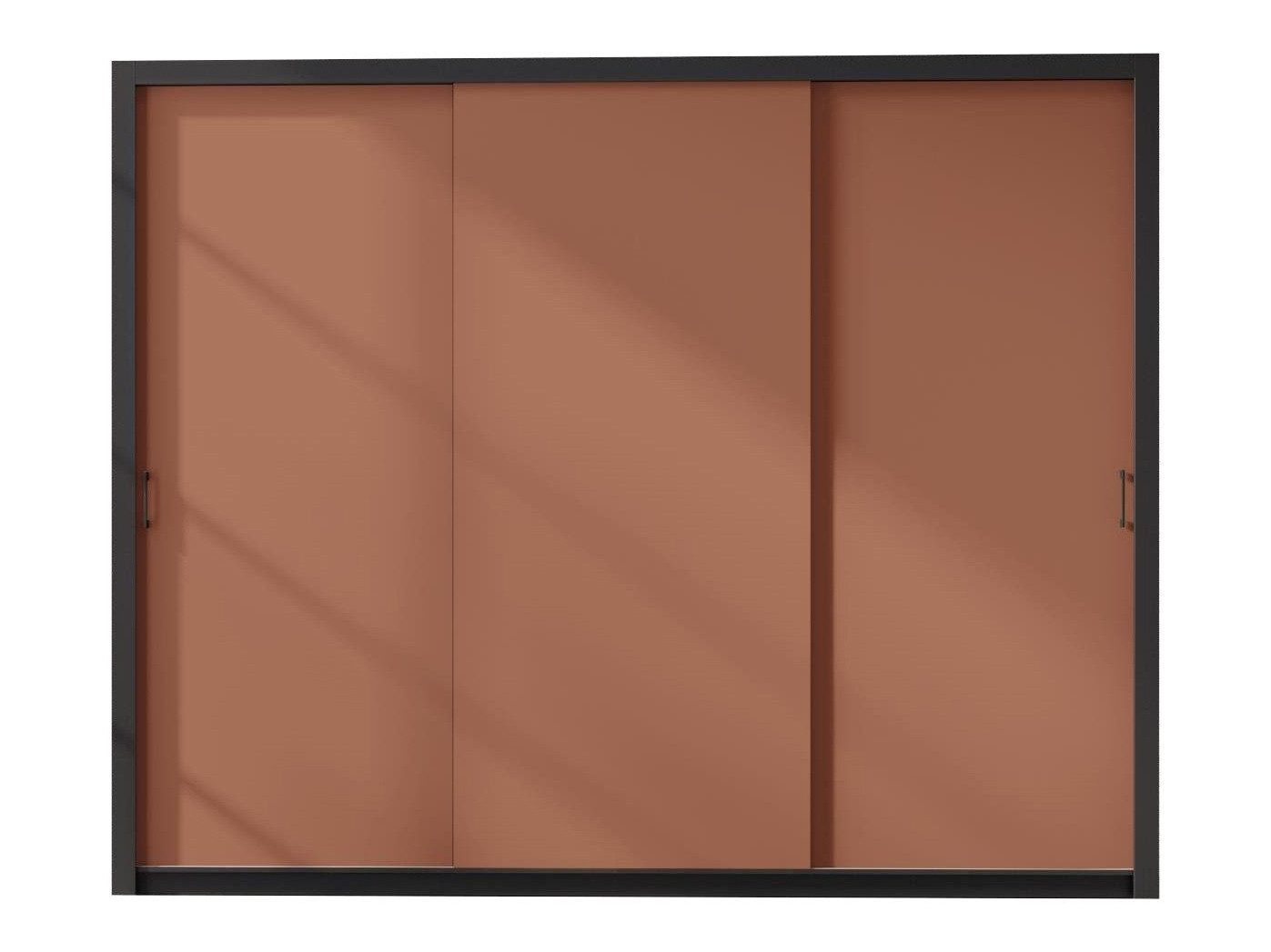 Kleiderschrank Murrieta 193 (Schwarz + Braun)