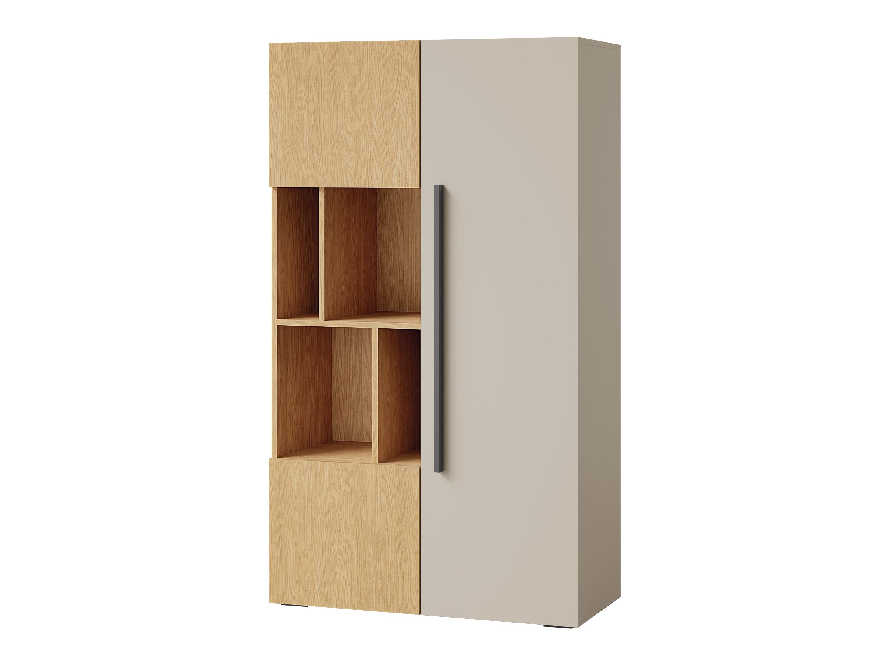Regal Etruva 104 (Kaschmir + Eichenholzoptik)