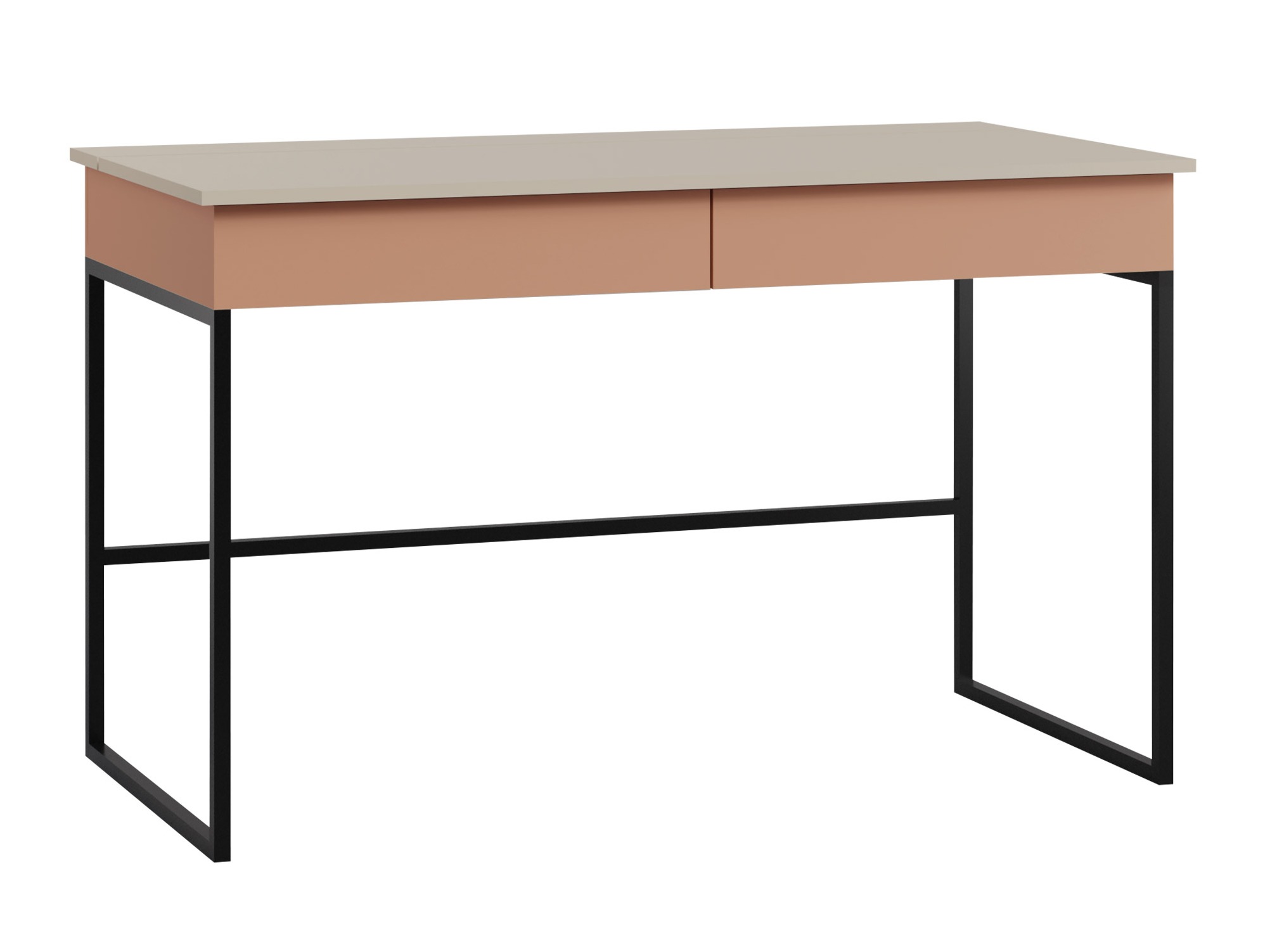 Bürotisch Etruva 109 (Kaschmir + Rosa)
