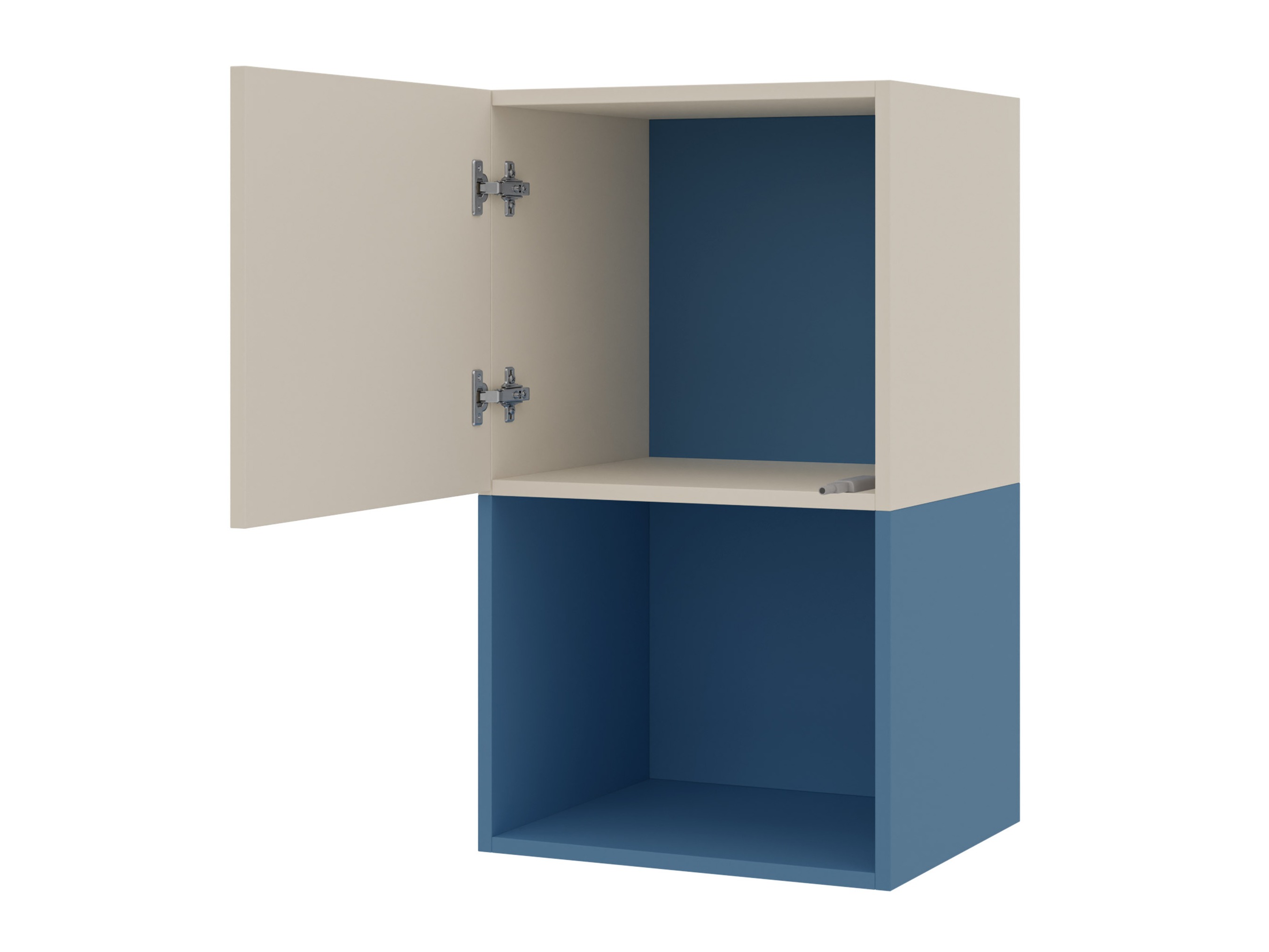 Hängeschrank Etruva 113 (Kaschmir + Blau)