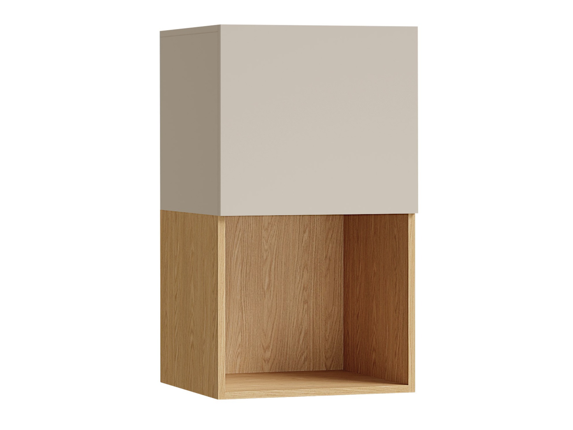 Hängeschrank Etruva 113 (Kaschmir + Eichenholzoptik)