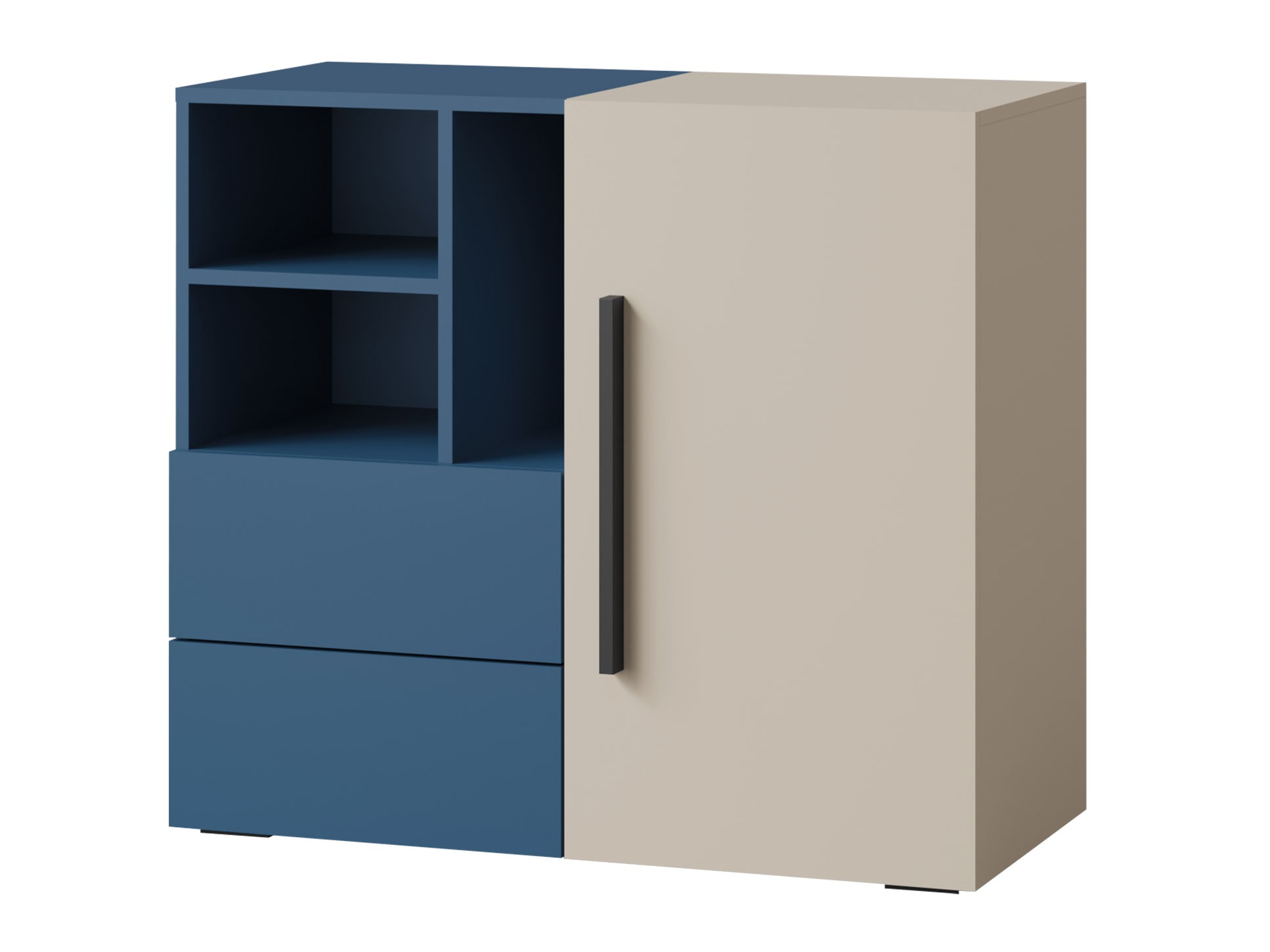 Kommoden Etruva 107 (Kaschmir + Blau)