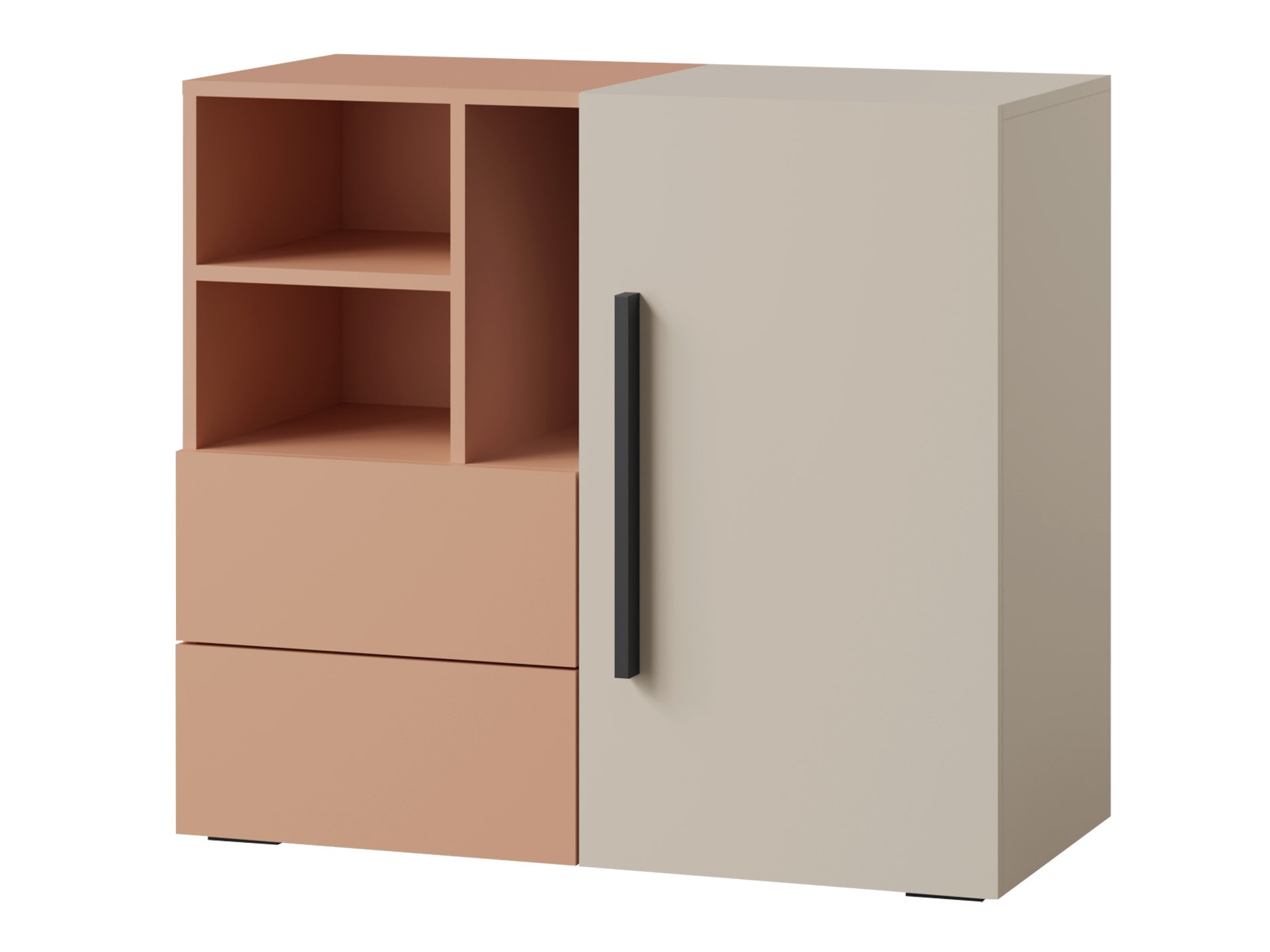 Kommoden Etruva 107 (Kaschmir + Rosa)