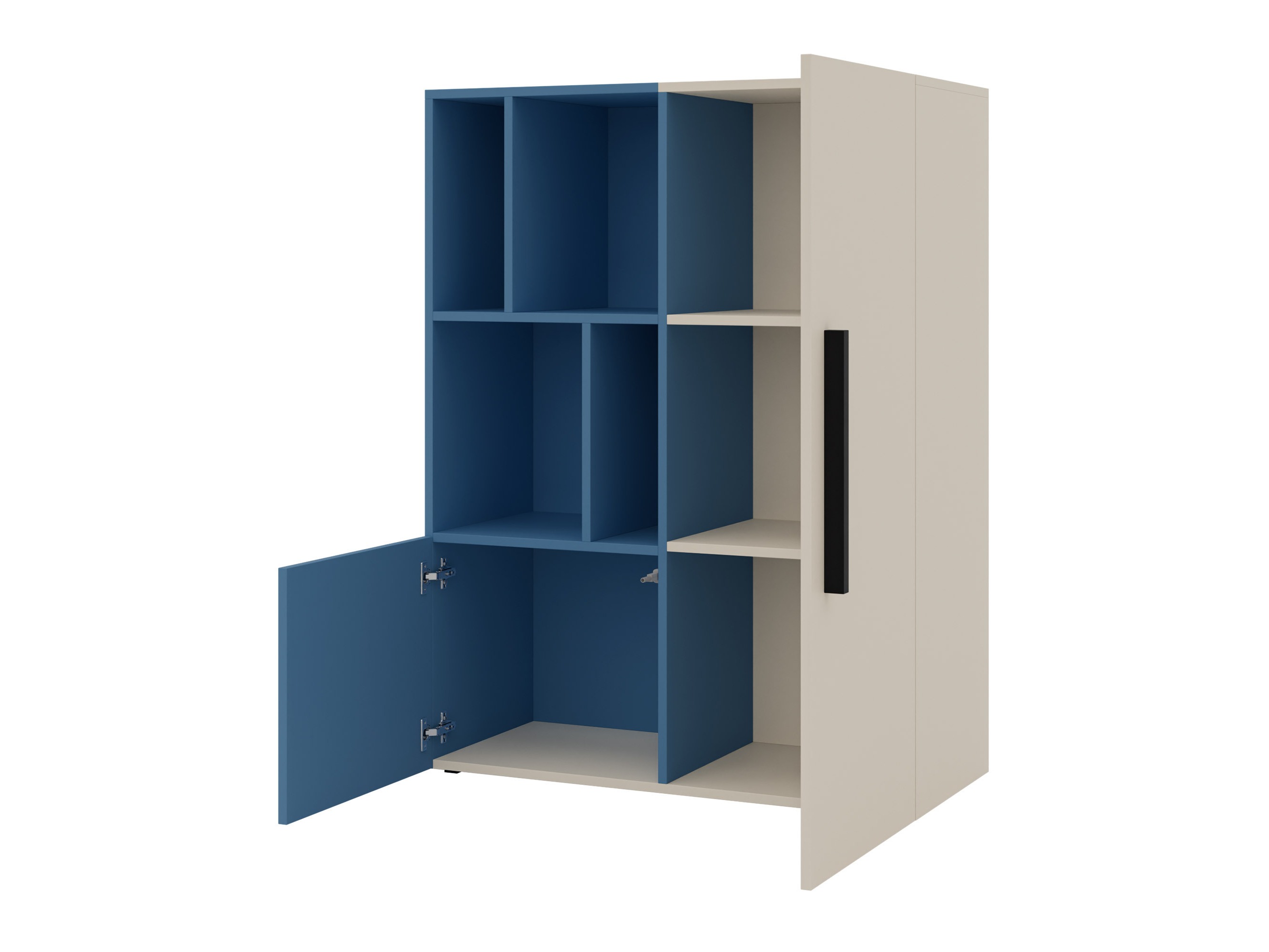 Sideboard Etruva 105 (Kaschmir + Blau)