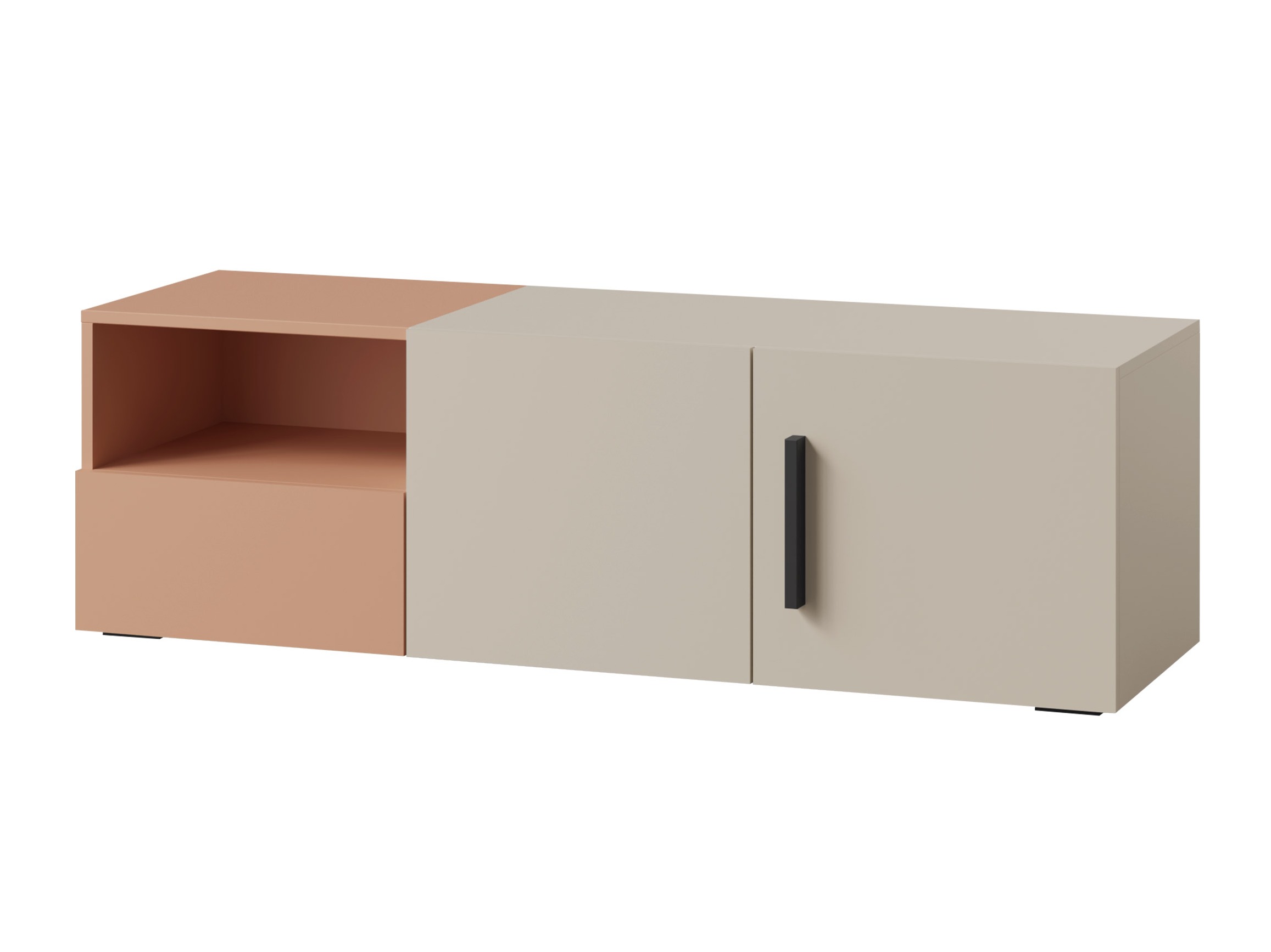 TV-Möbel Etruva 108 (Kaschmir + Rosa)