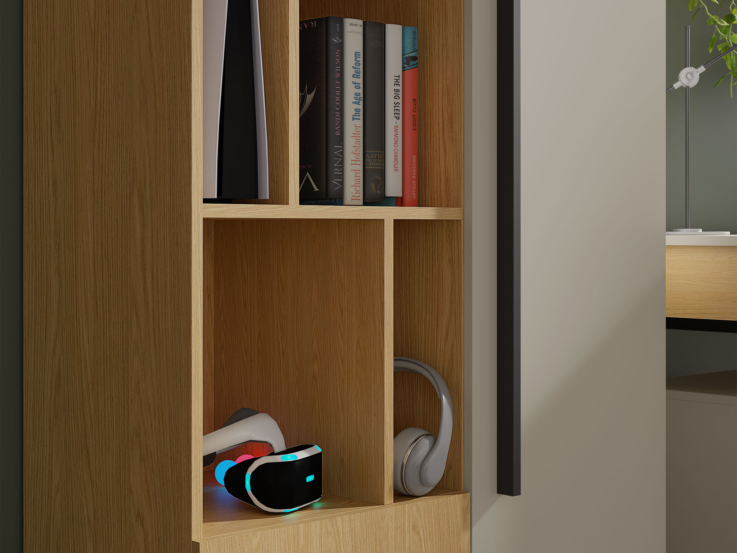 Sideboard Etruva 105 (Kaschmir + Blau)