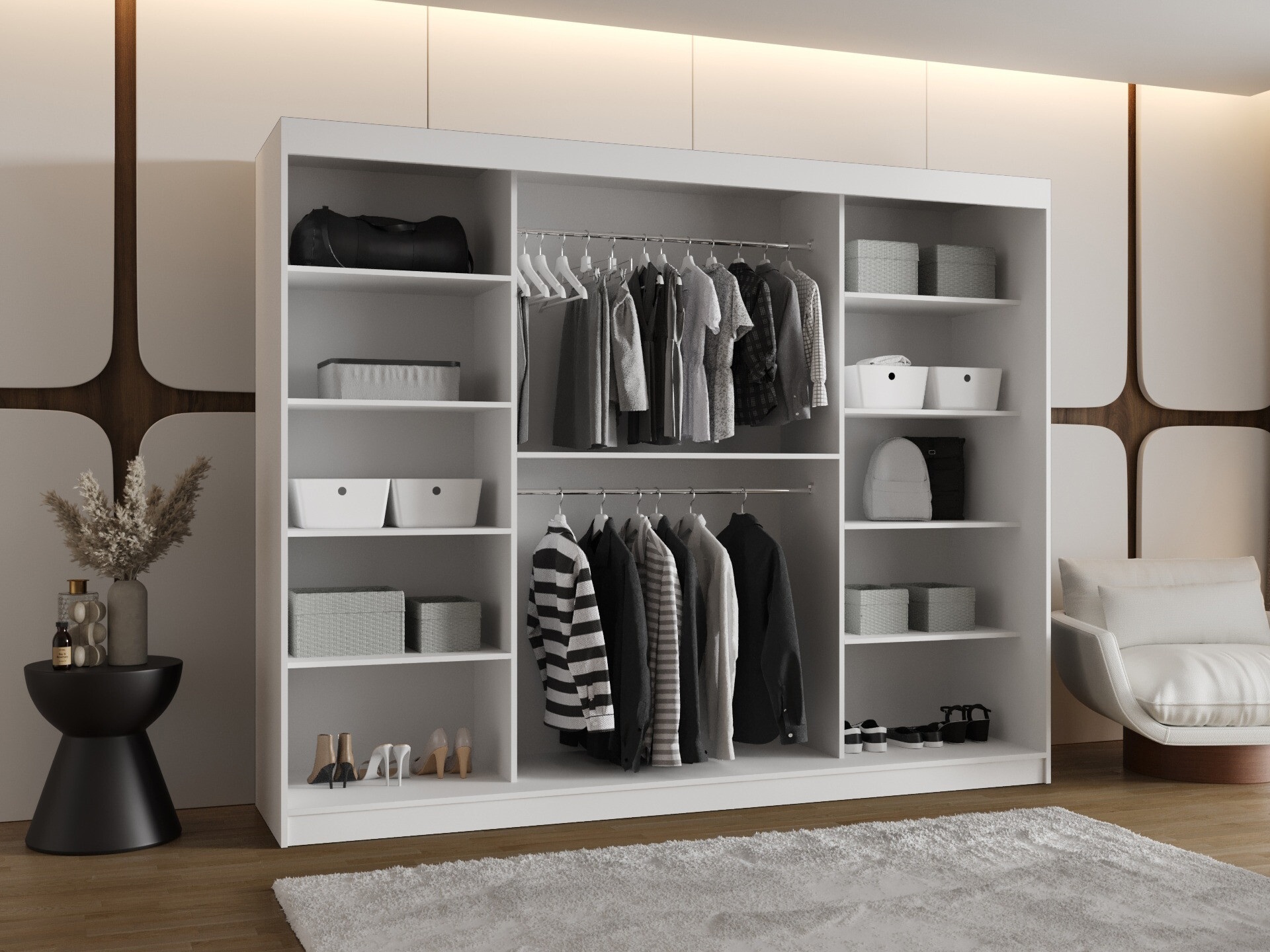 Kleiderschrank Hartford 497 (Kaschmir)