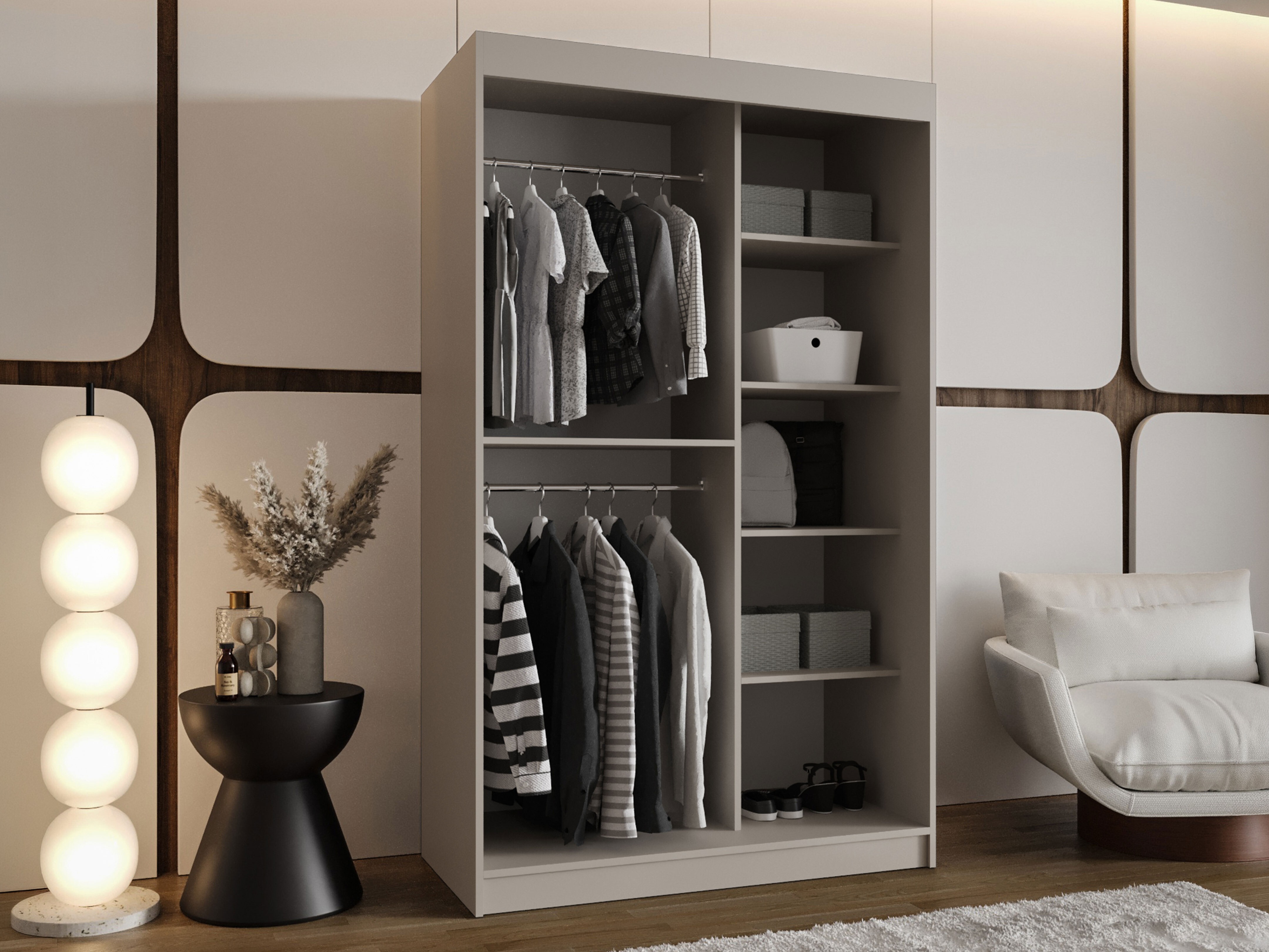 Kleiderschrank Hartford 501 (Kaschmir)
