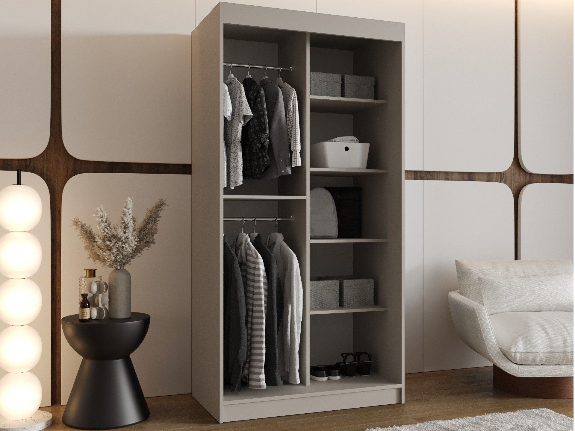 Kleiderschrank Hartford 505 (Kaschmir)