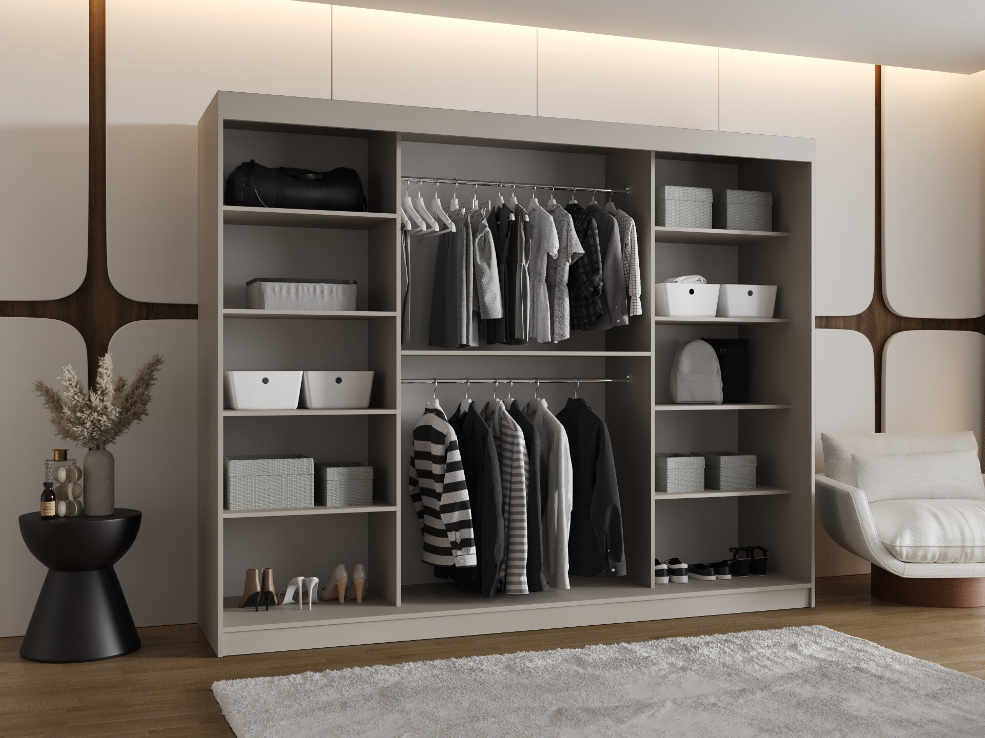 Kleiderschrank Hartford 508 (Kaschmir)