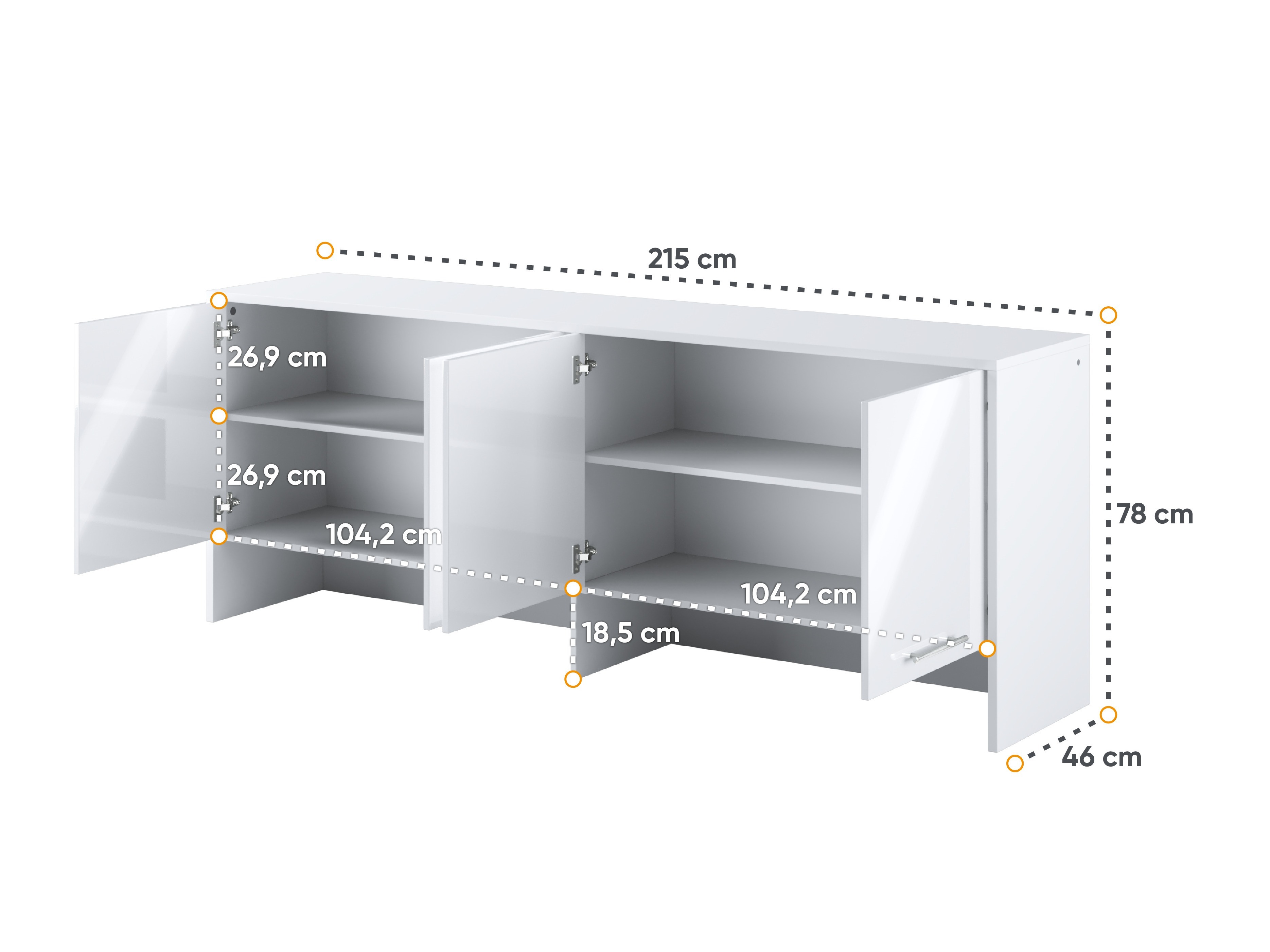 Sideboard Concept Pro Lenart I (Weiss)