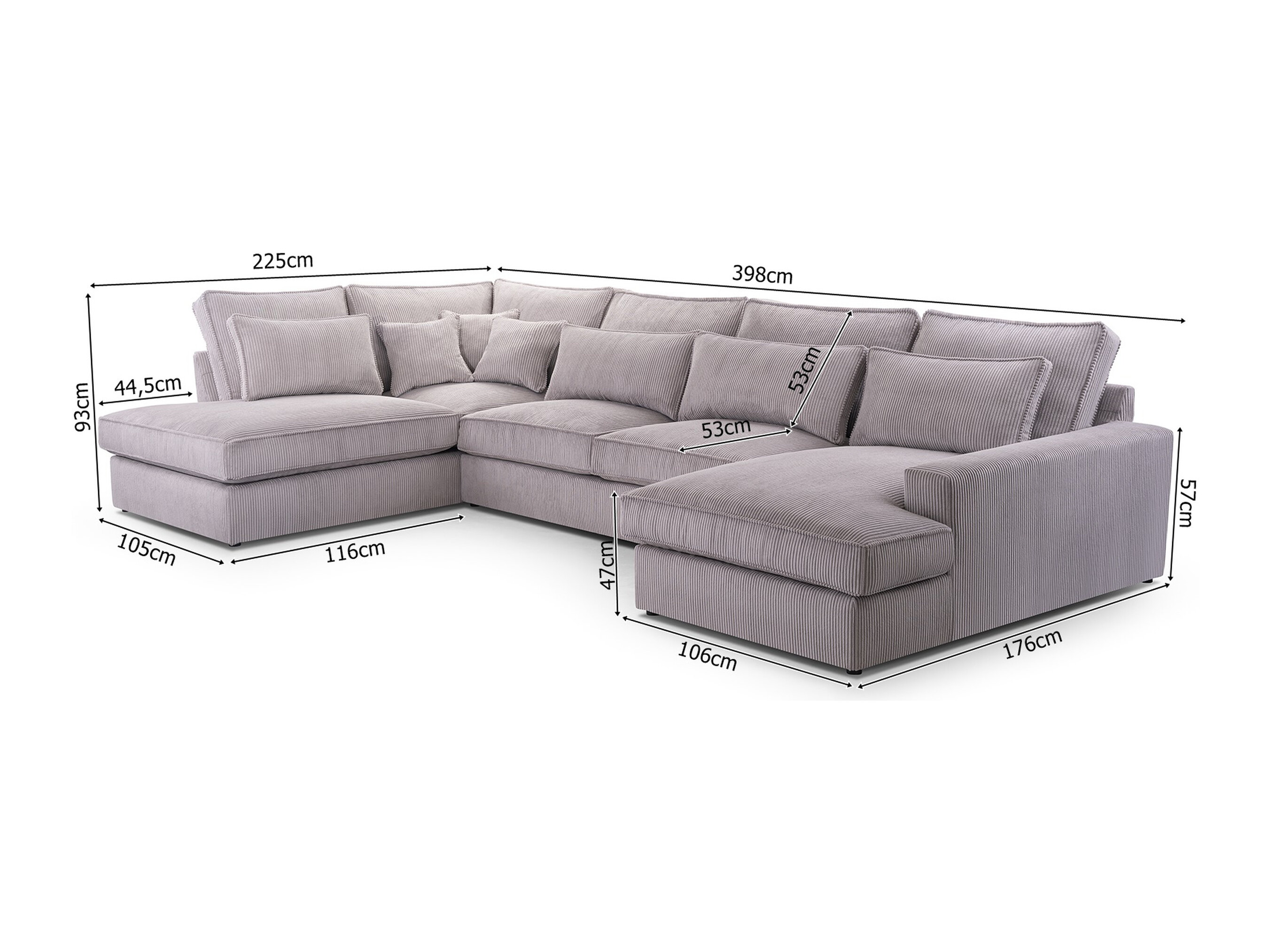 Ecksofa Lufkin 139 (Lincoln 03)
