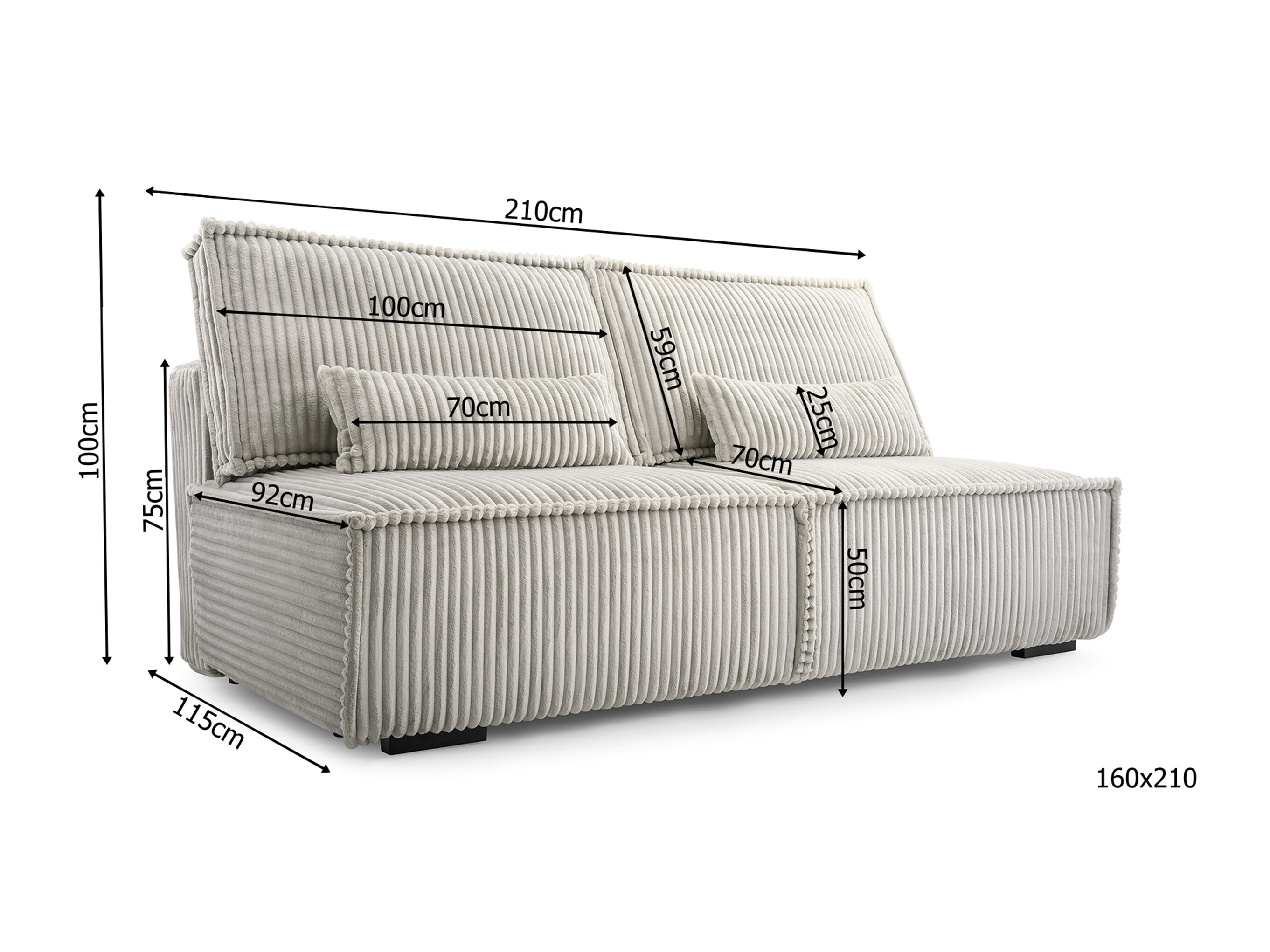 Schlafsofa Lufkin 147 (Tilia 17)