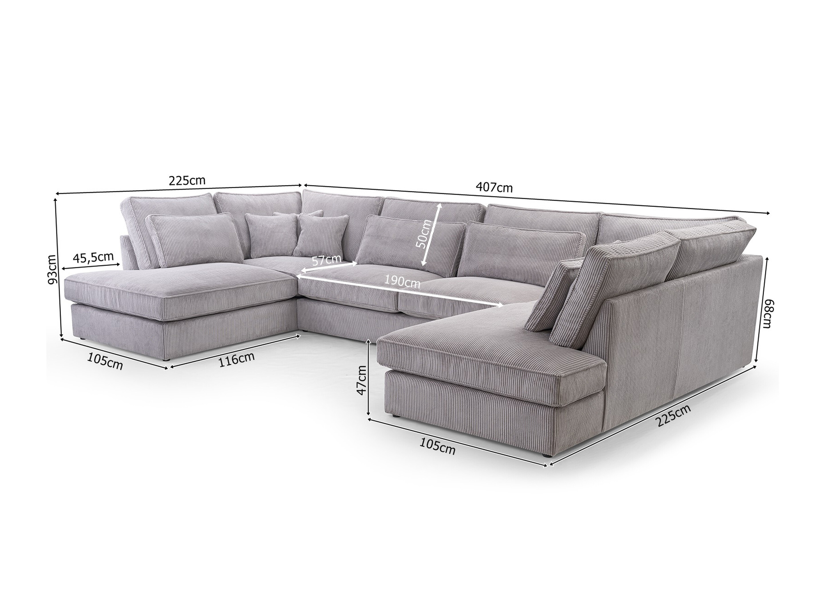 Ecksofa Somava 104 (Lincoln 03)