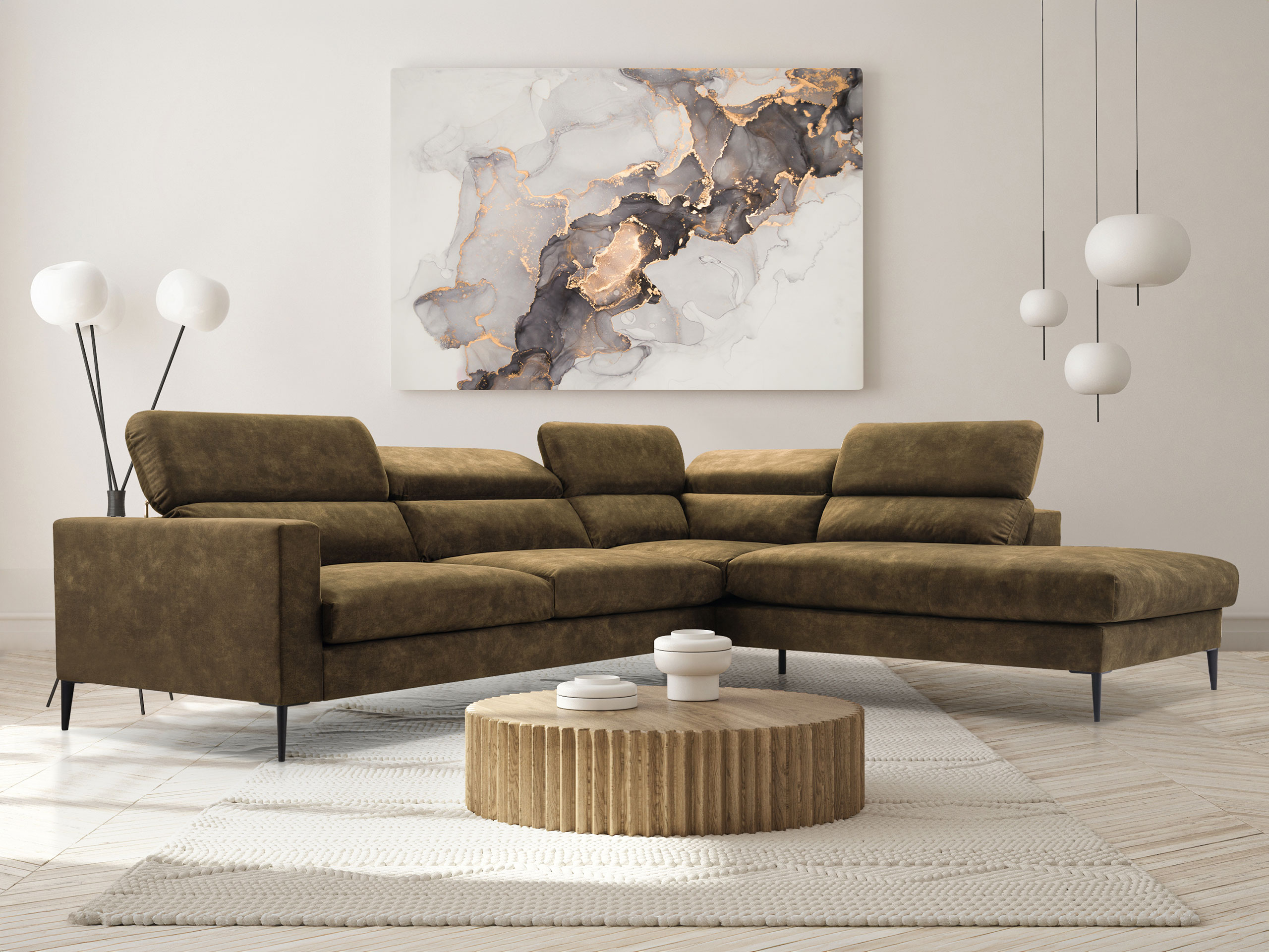 Ecksofa Lufkin 151 (Palladium 10)
