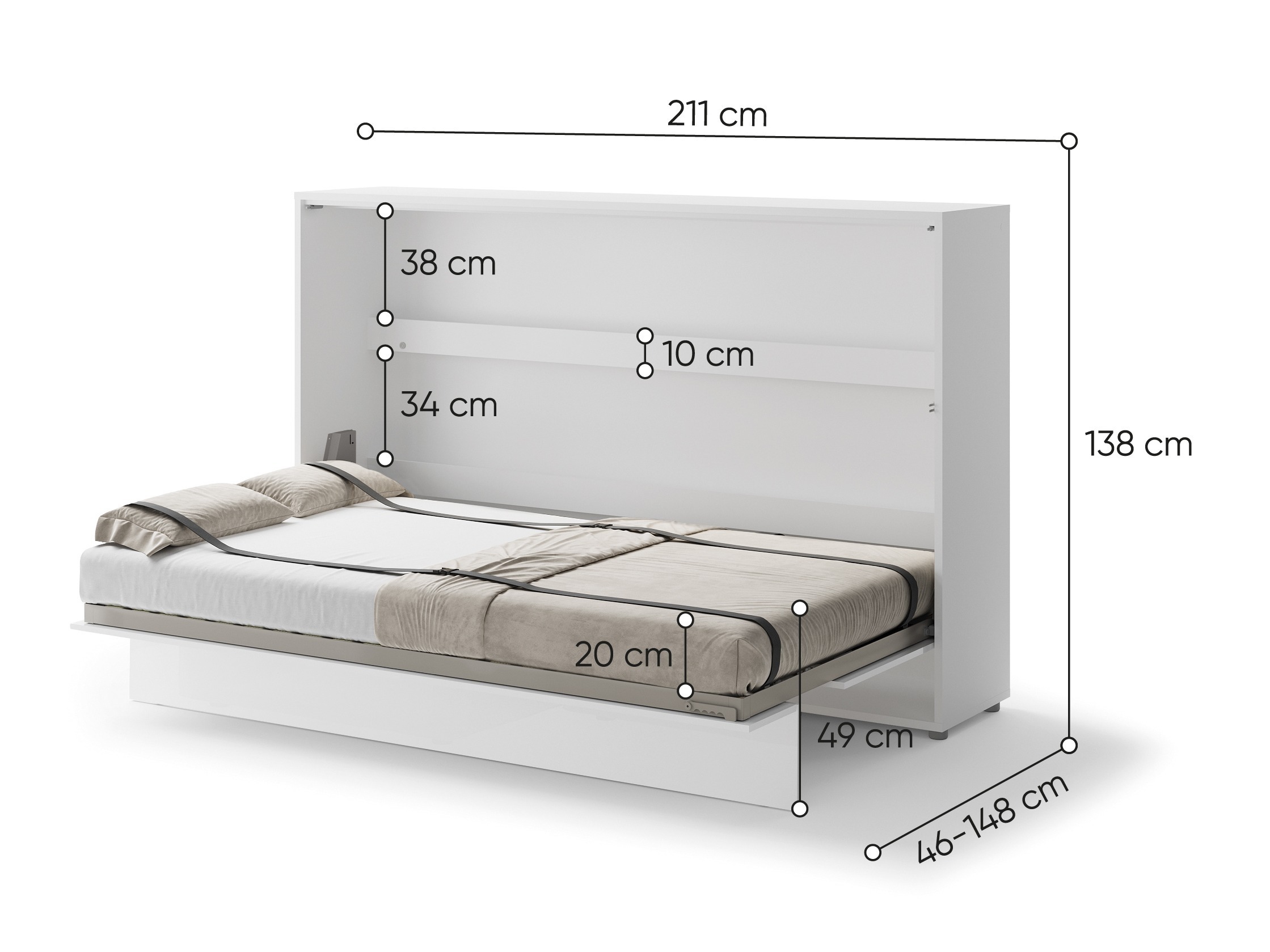 Möbel-Set Concept Lenart X (Eichenholzoptik dunkel)