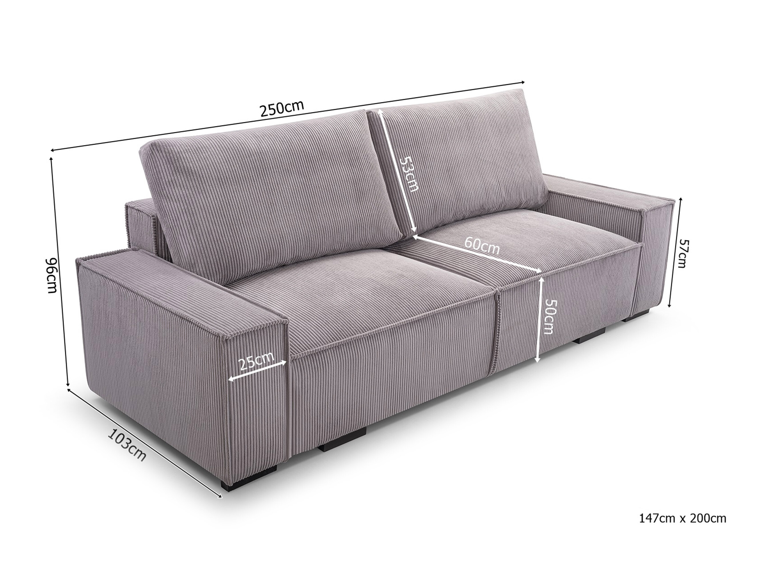 Schlafsofa Lufkin 156 (Lincoln 86)