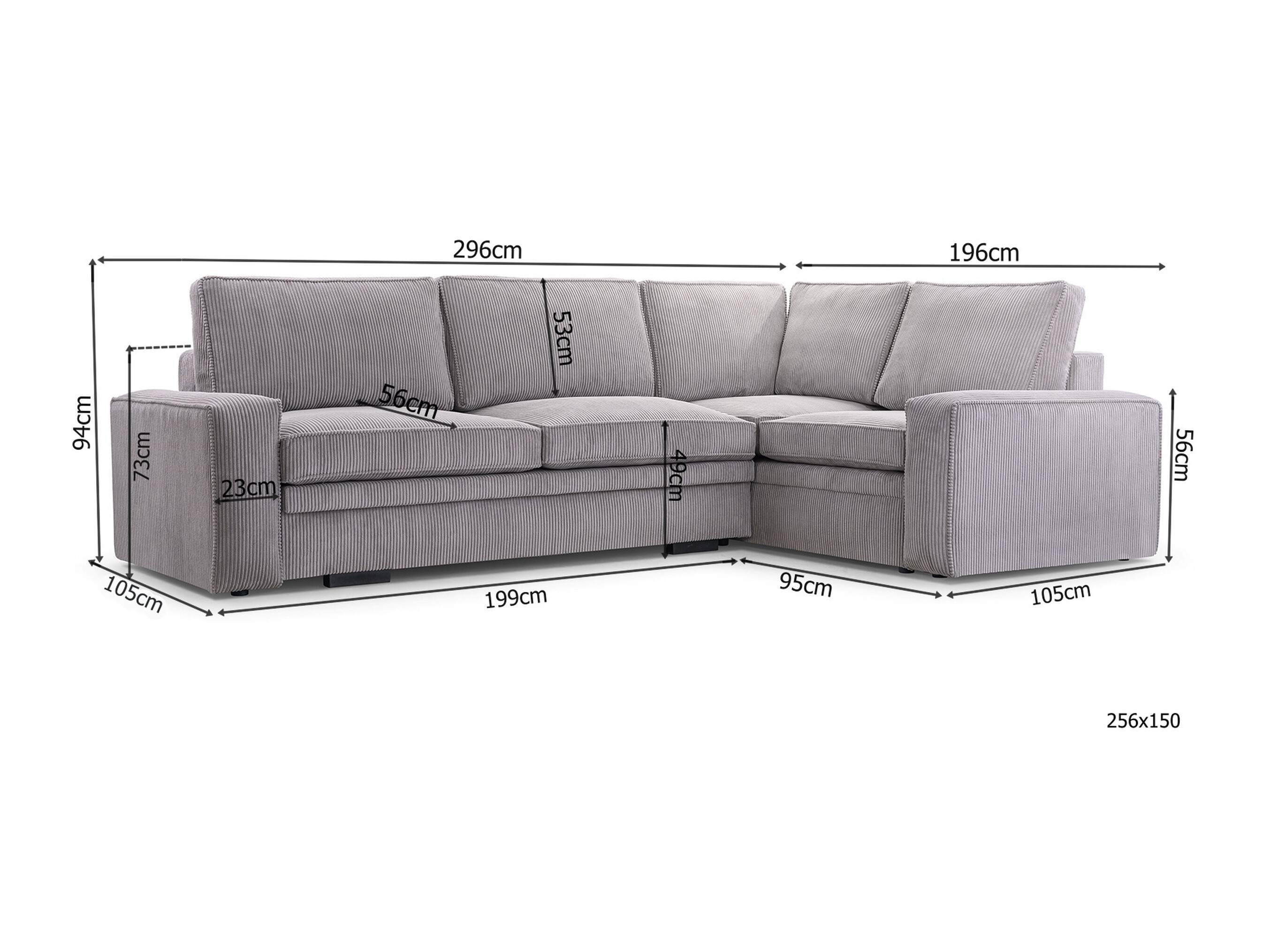 Ecksofa Lufkin 160 (Onega 01)