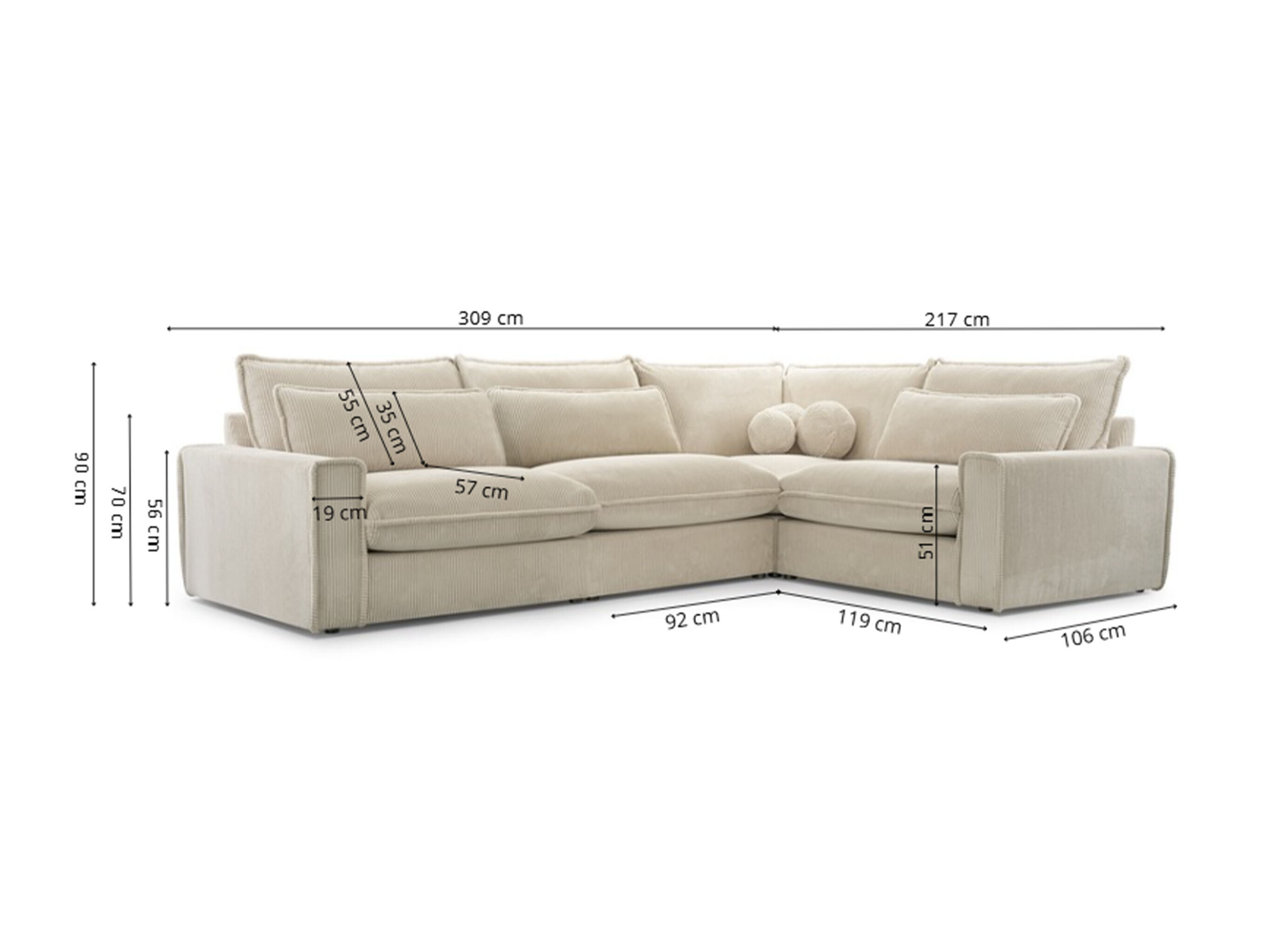 Ecksofa Lufkin 162 (Poso 02)