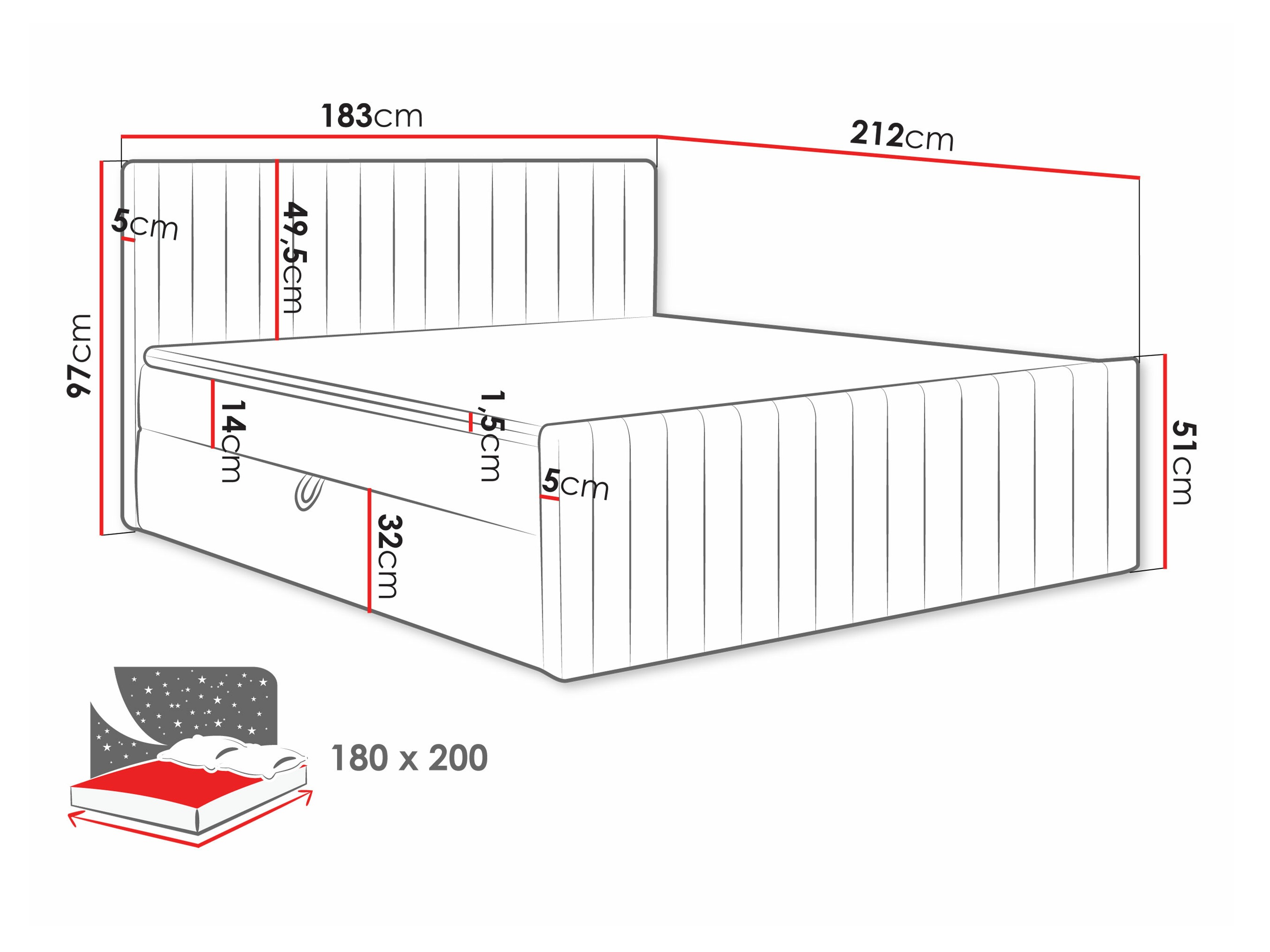 Boxspringbett SD3292