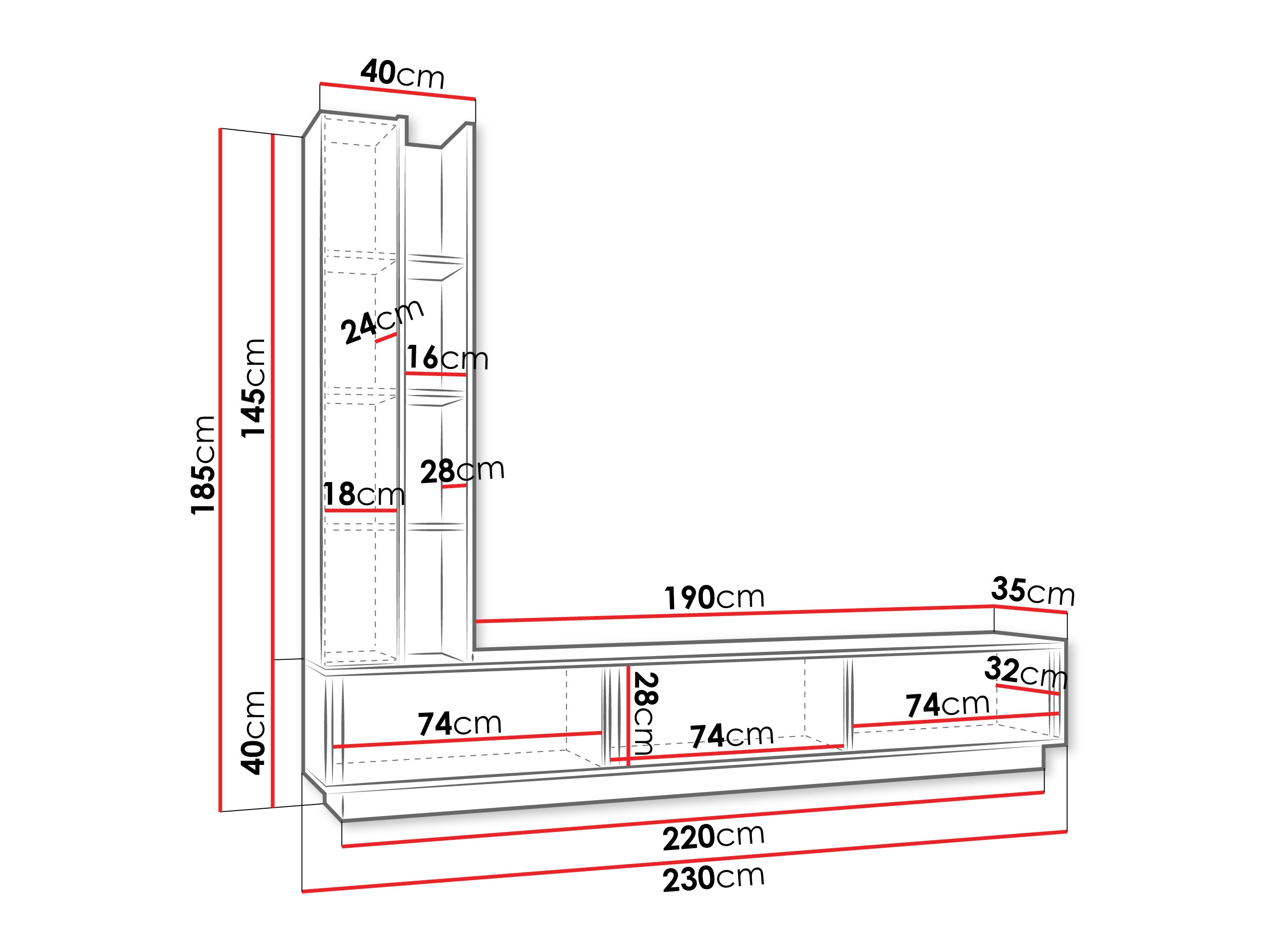 Wohnzimmer-Set Modes