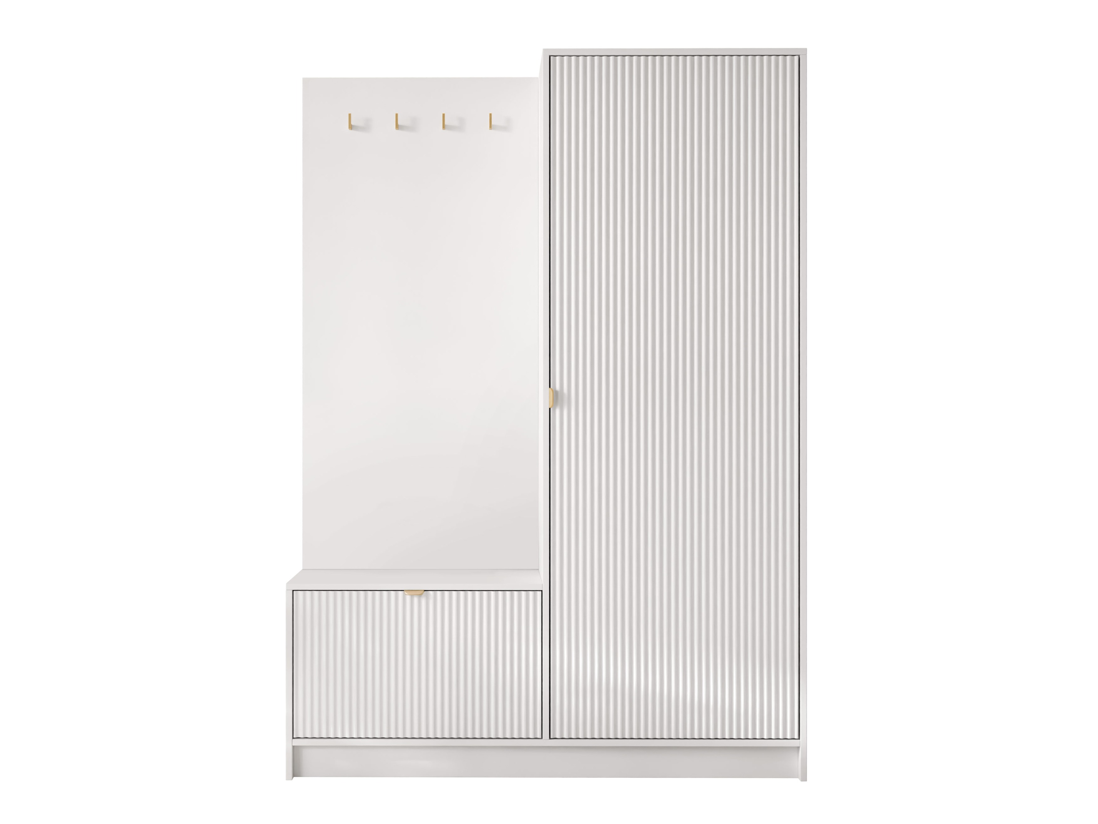 Flurgarnitur Comfivo Larmire 128 (Weiss)