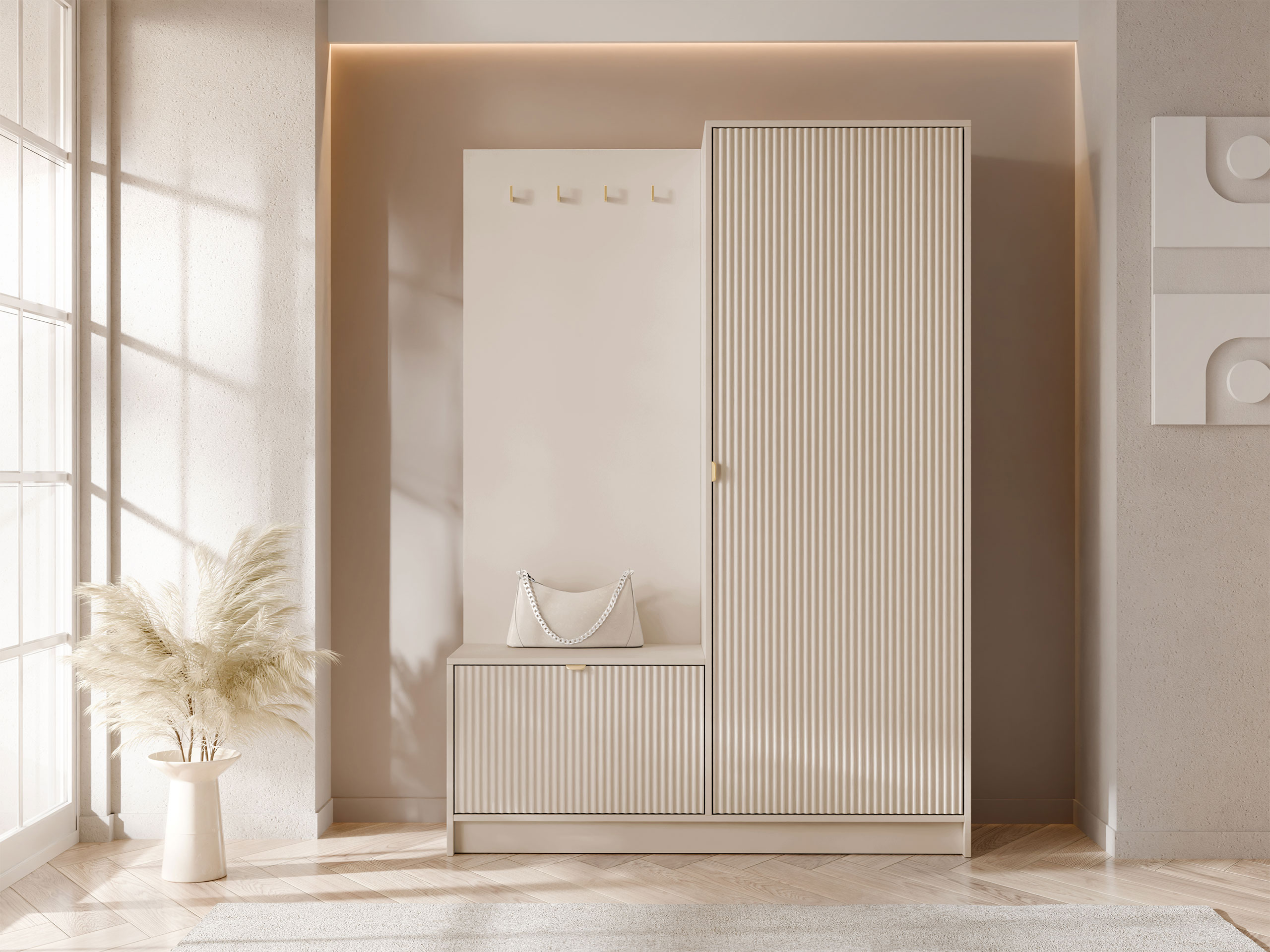 Flurgarnitur Comfivo Papilio (Beige)
