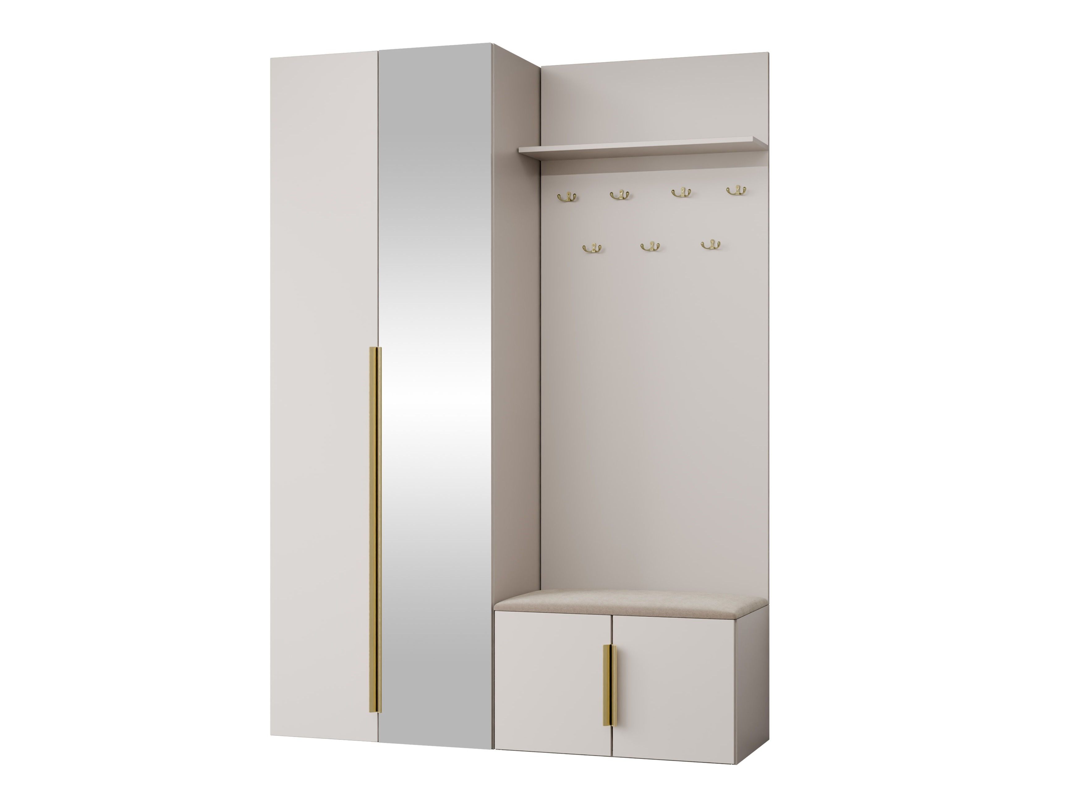 Flurgarnitur Comfivo 583 (Beige + Gold)