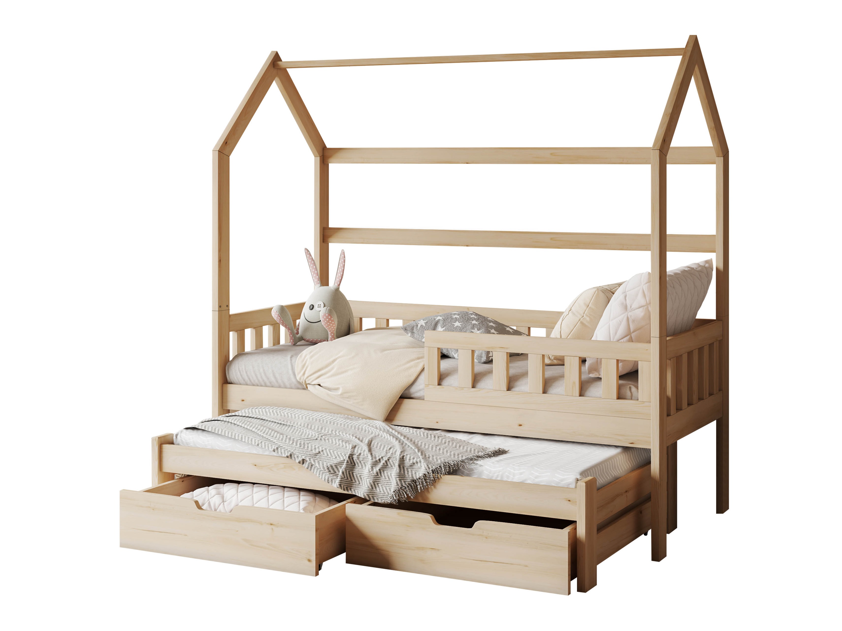 Bett Henderson 172 (Kiefernholzoptik)