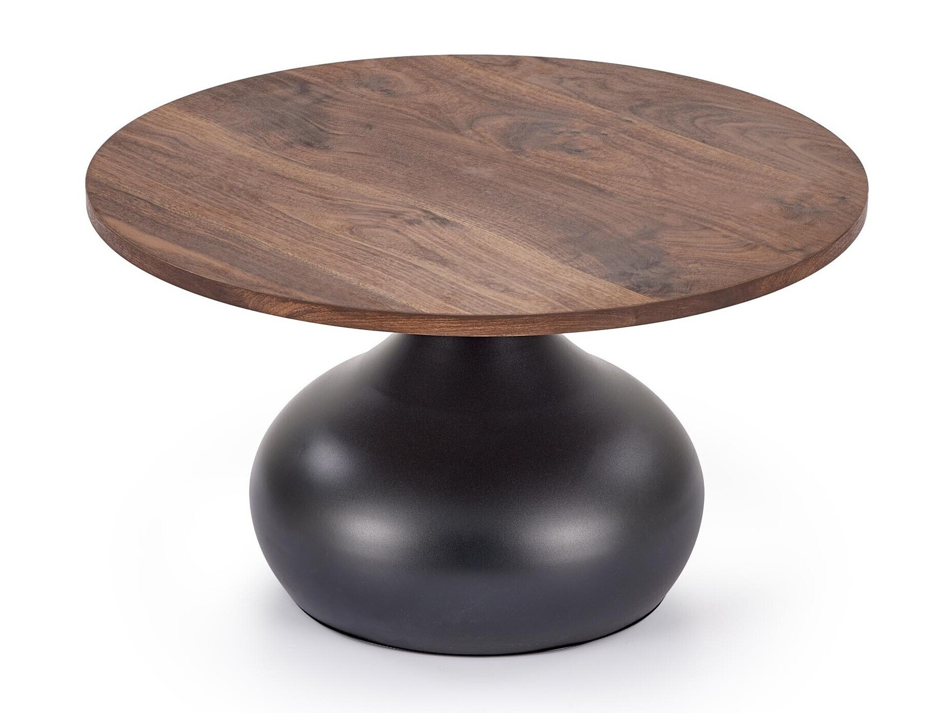 Couchtisch Houston 2192 (Schwarz + Walnussholzoptik)