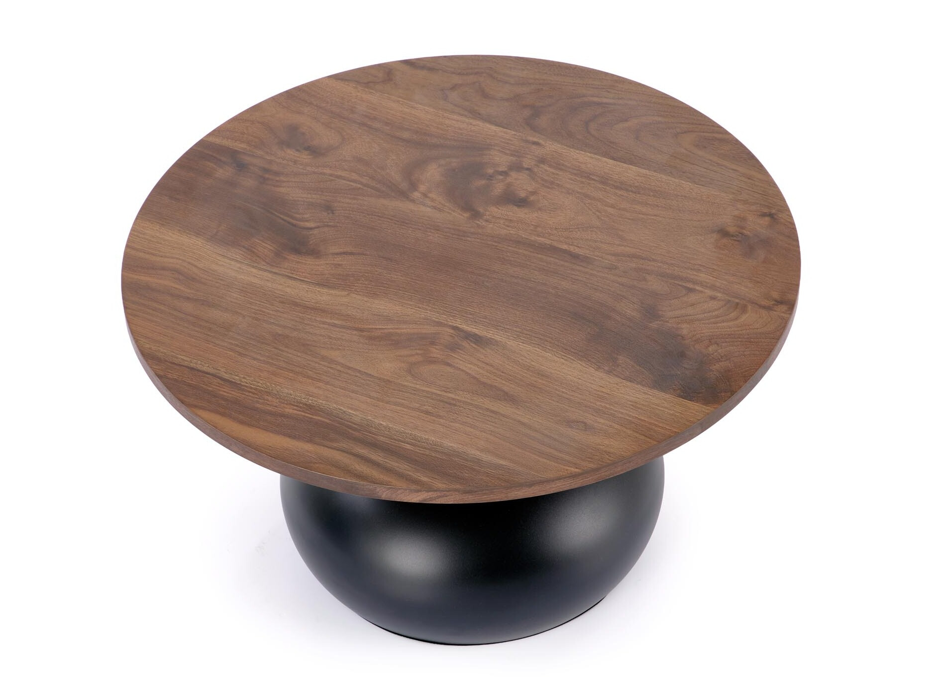 Couchtisch Houston 2192 (Schwarz + Walnussholzoptik)