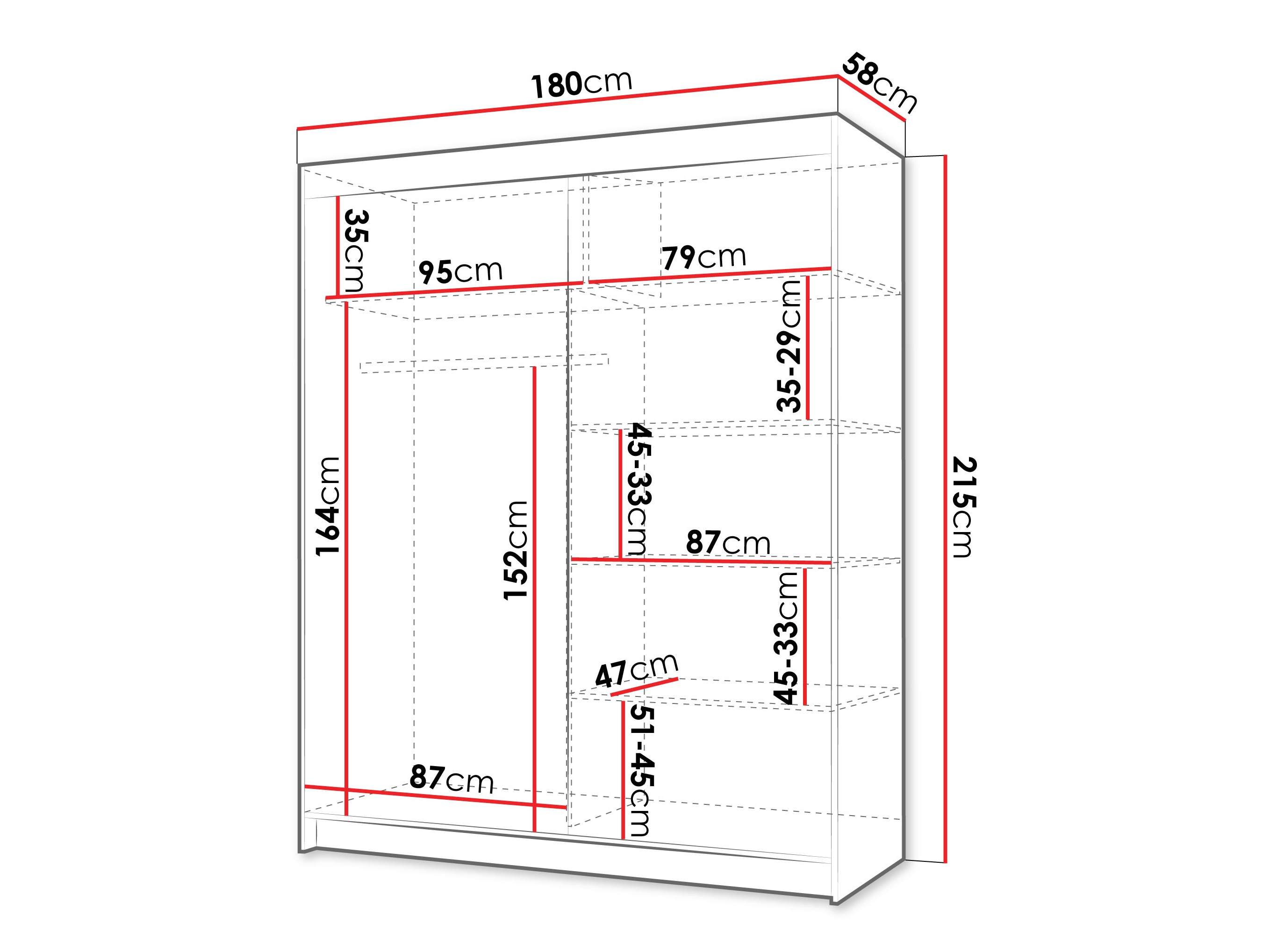 Kleiderschrank Closico Populus X