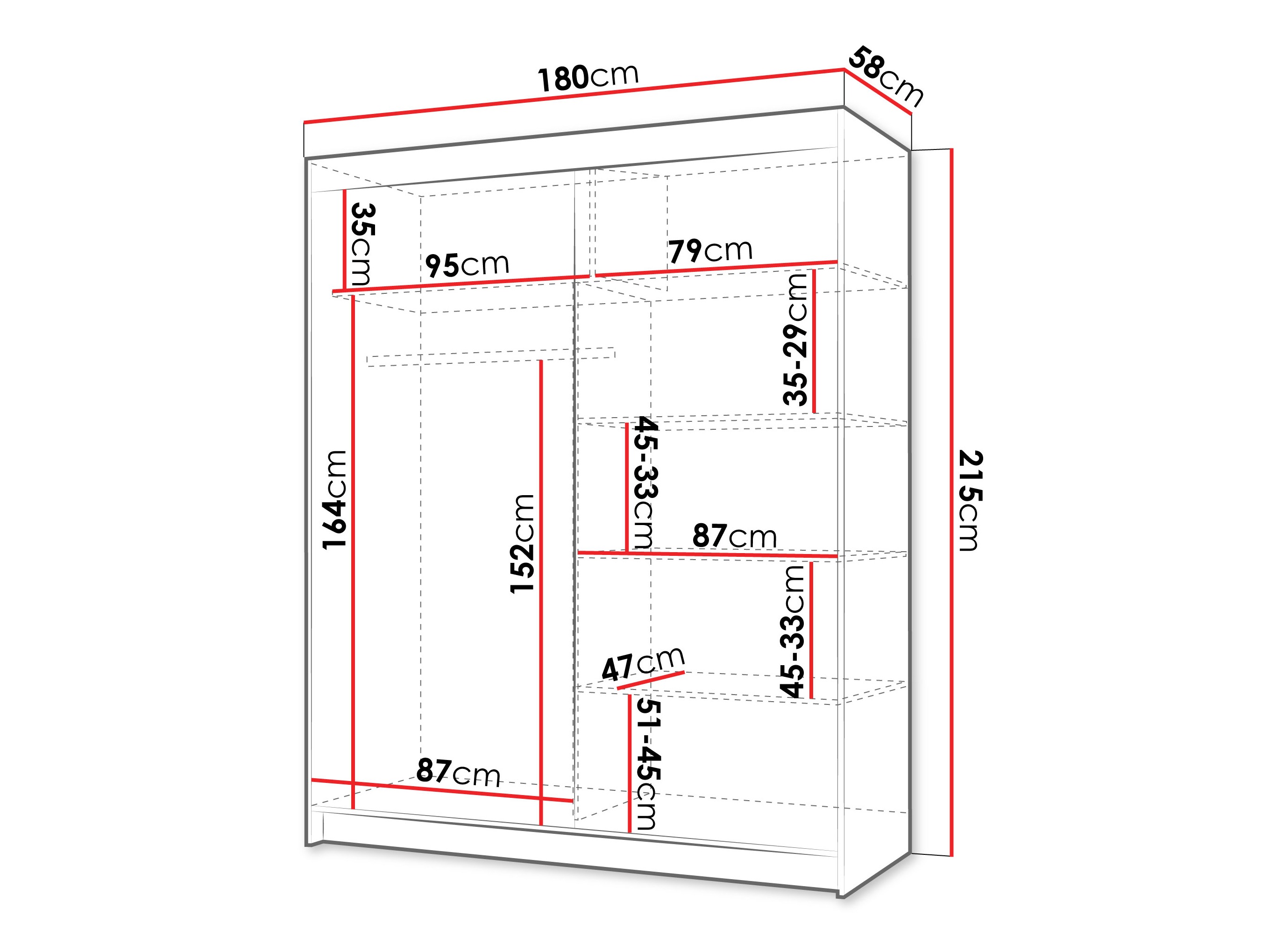 Kleiderschrank Closico Populus XII