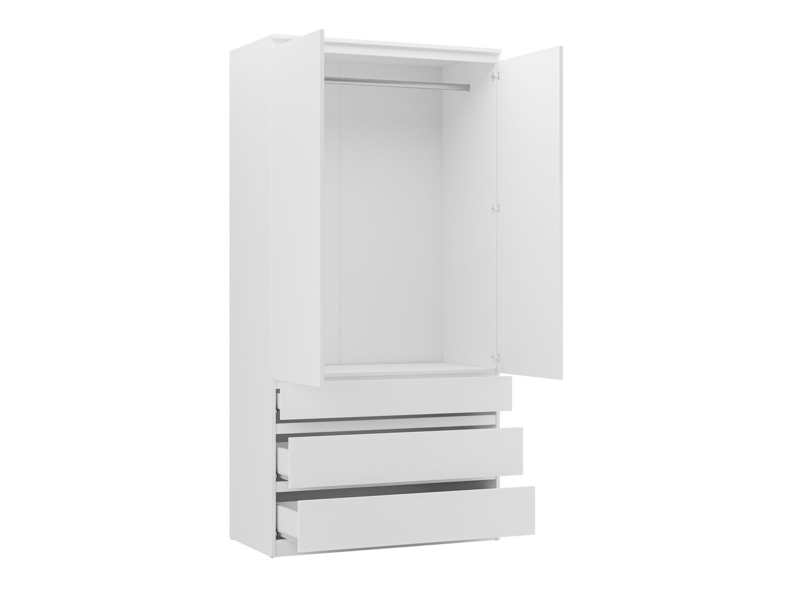 Kleiderschrank Comfivo Structor (Schwarz)