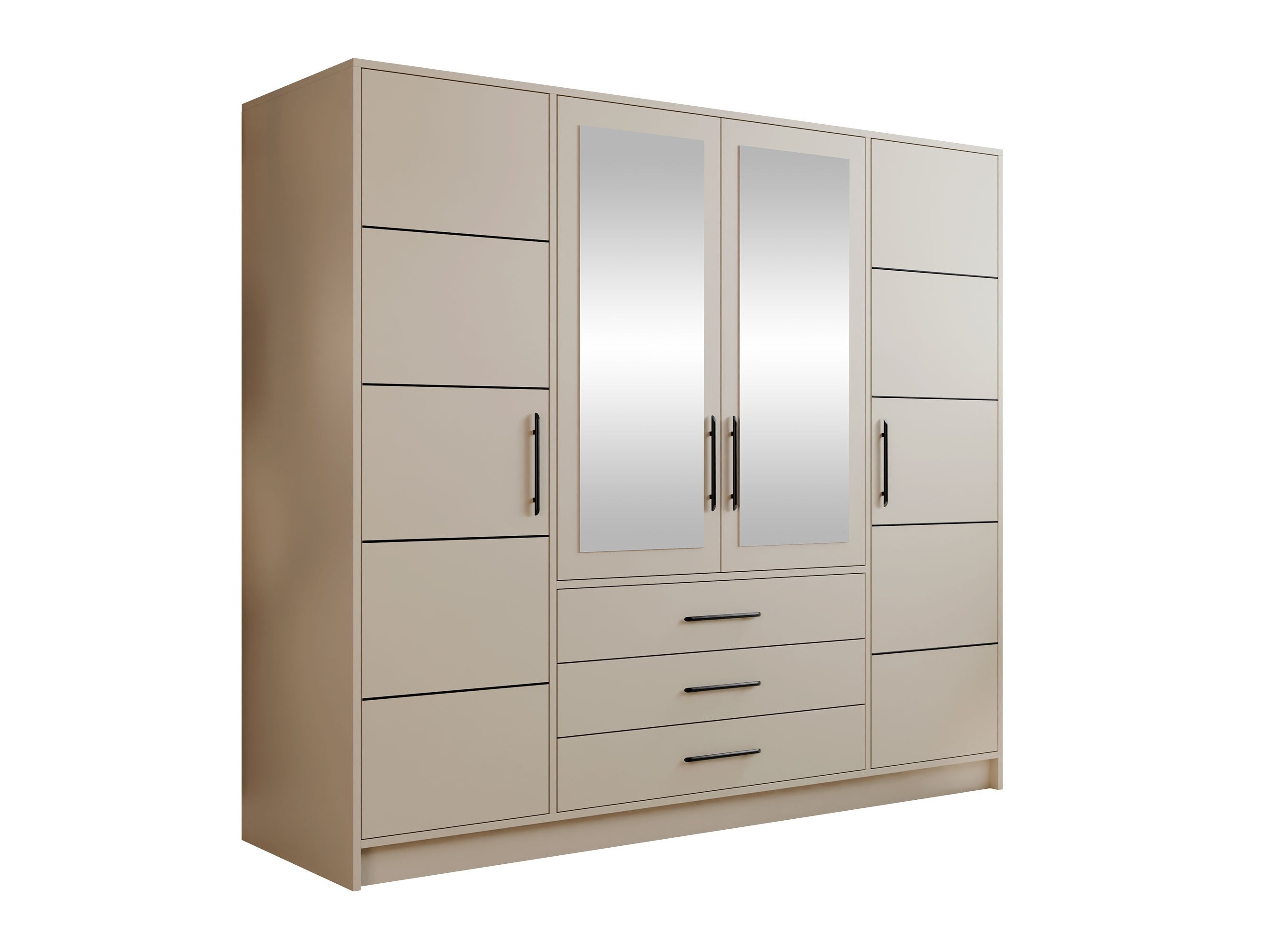 Kleiderschrank Dortivu (Kaschmir)