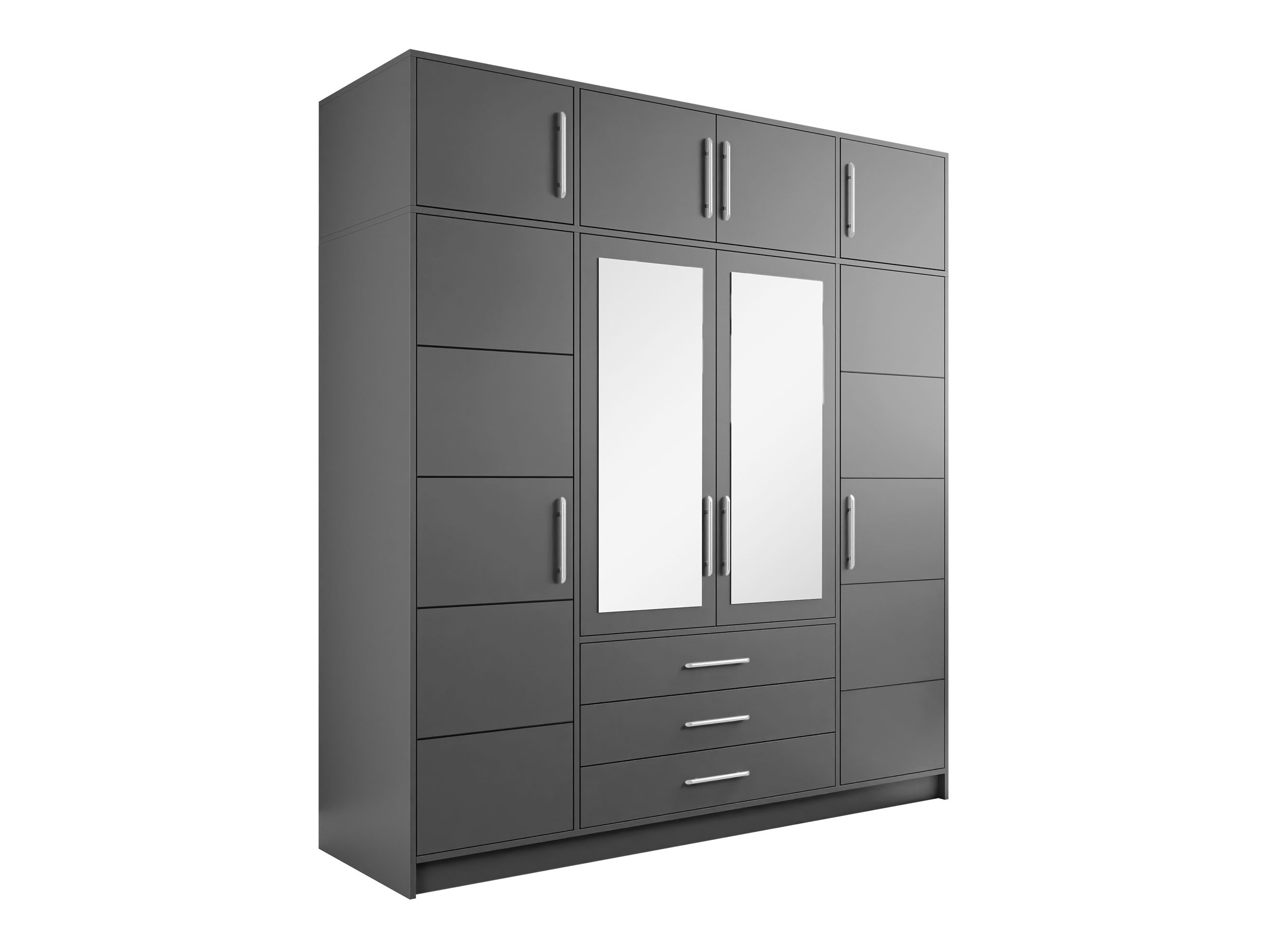 Kleiderschrank Dortivu I (Graphit)