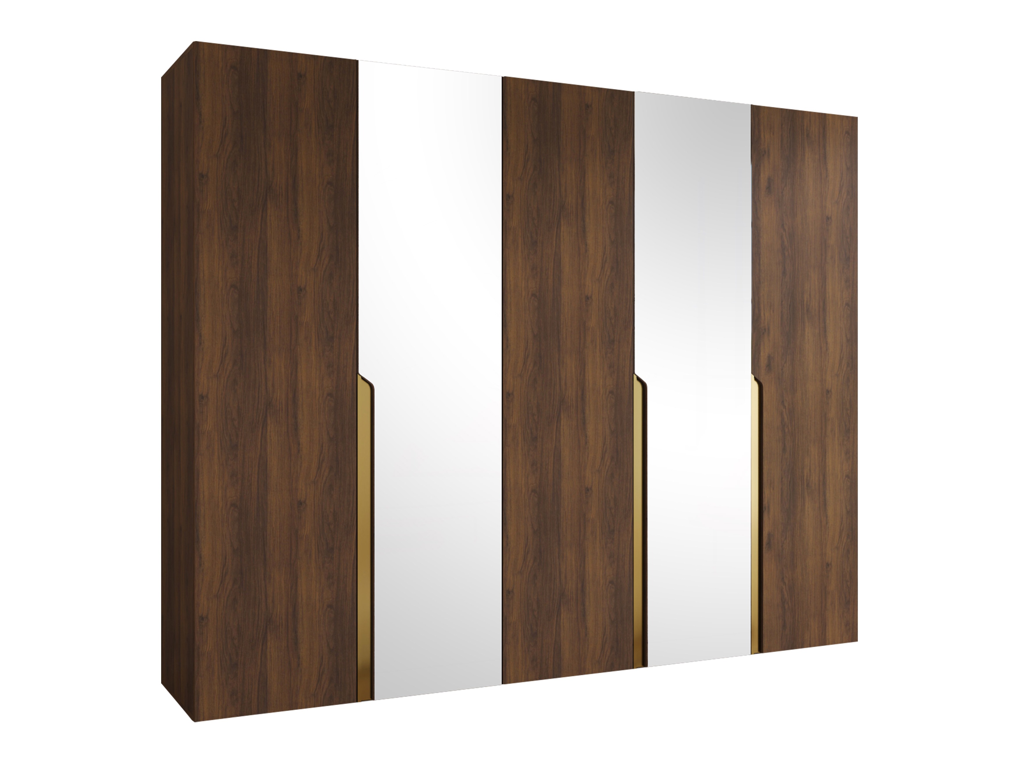 Kleiderschrank Hartford 587 (Walnussholzoptik)