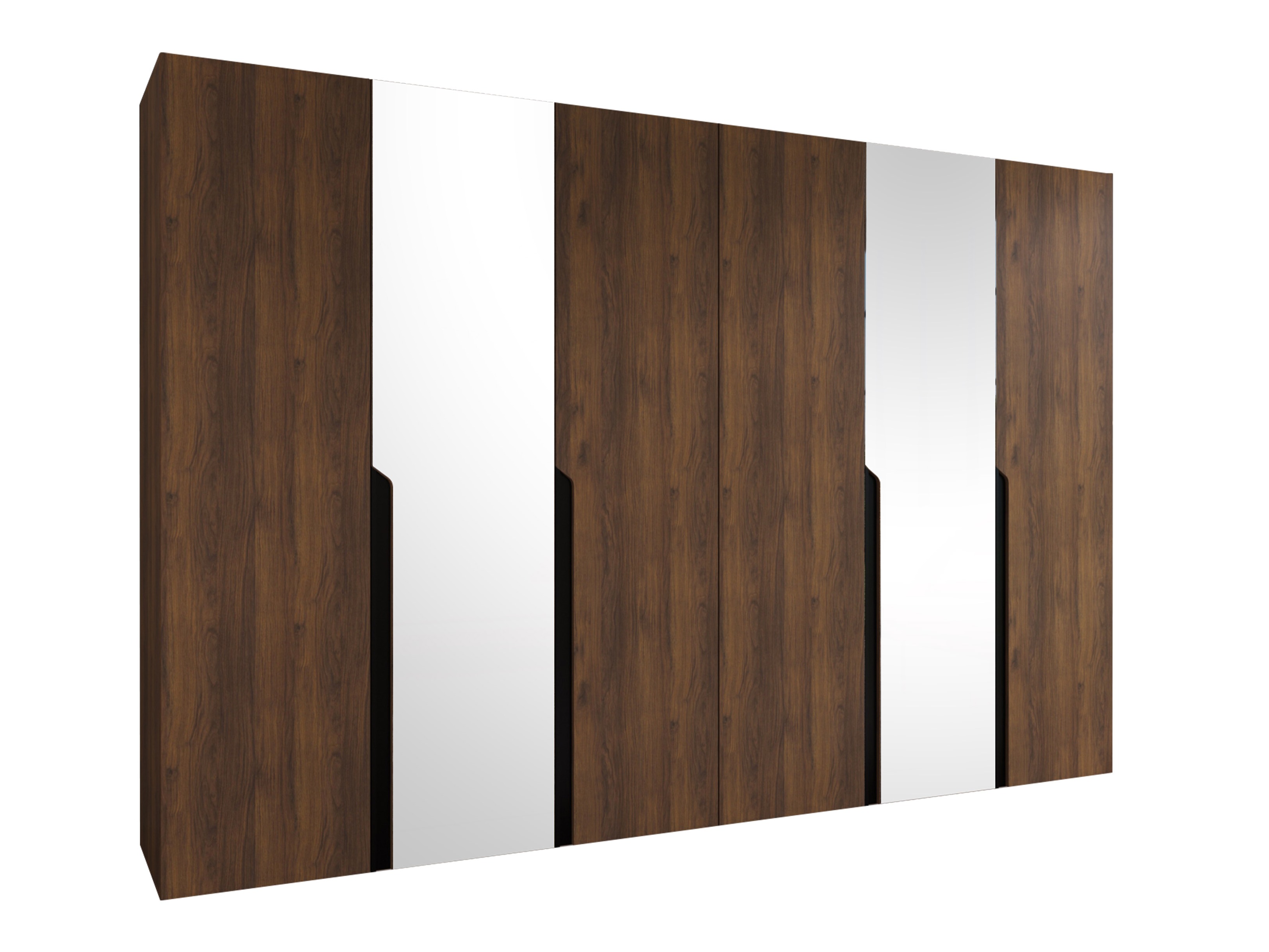 Kleiderschrank Hartford 588 (Walnussholzoptik)