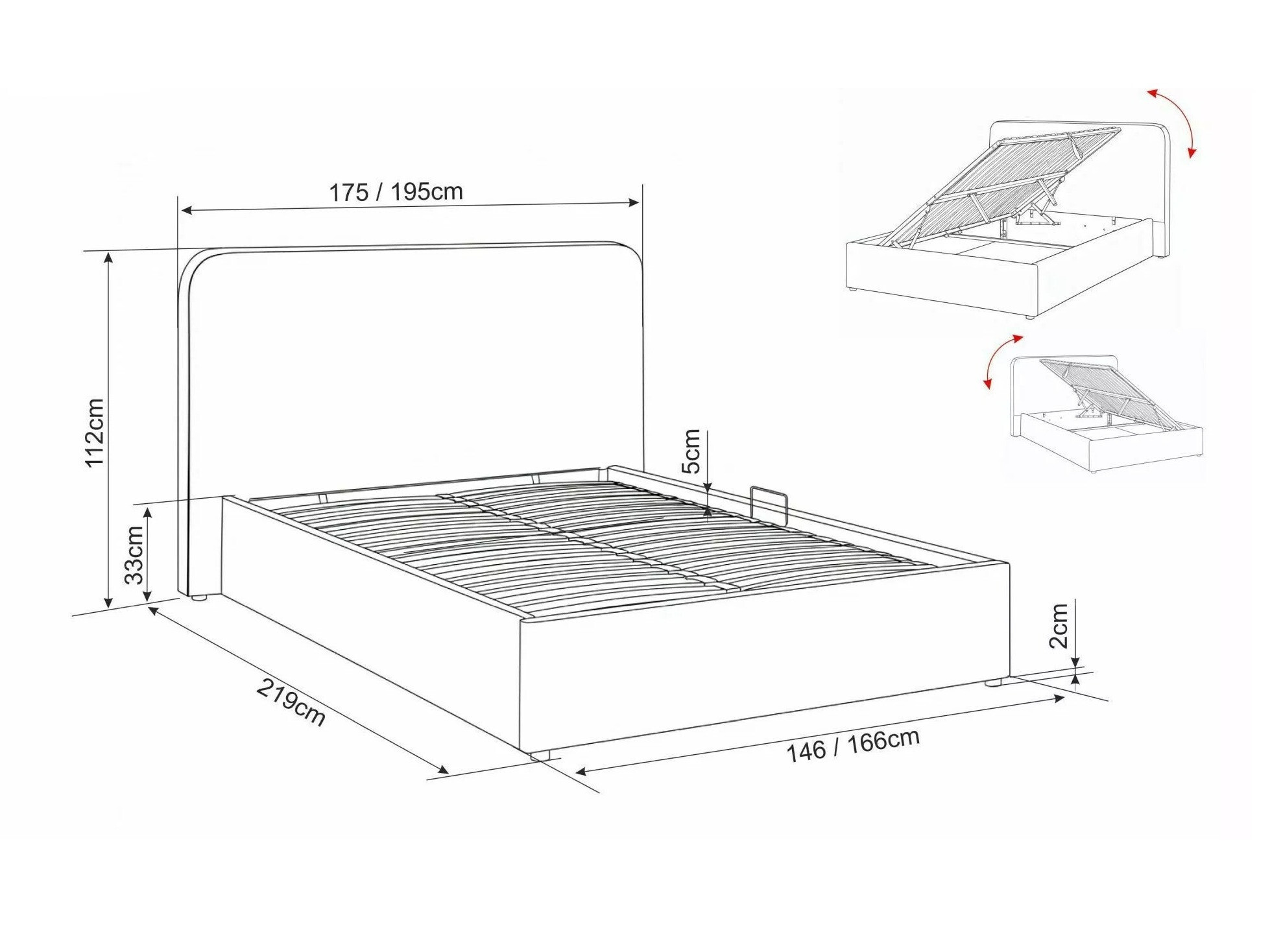 Bett Detroit 1003 (Raven 24)
