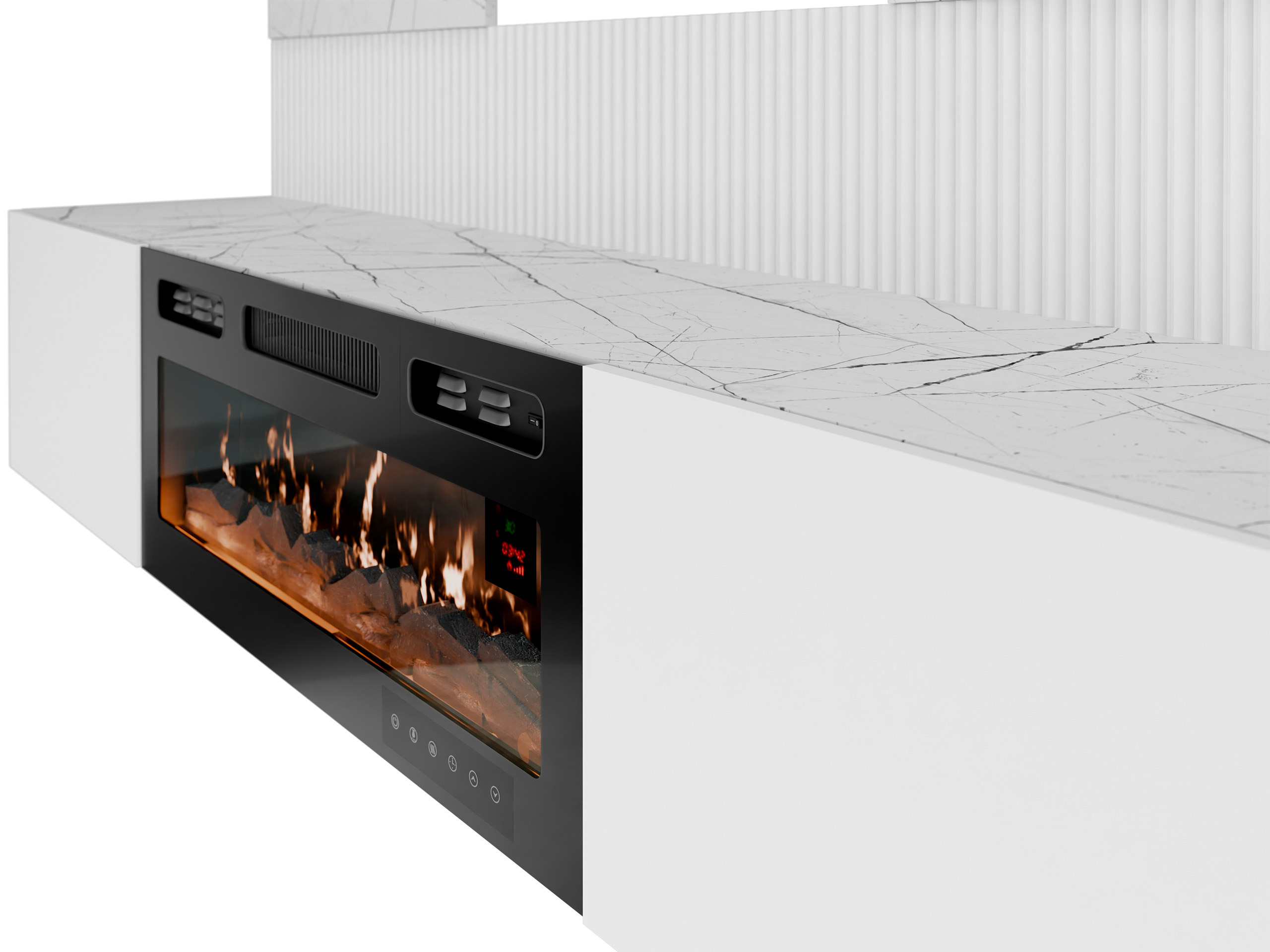 Wohnzimmer-Sets Comfivo Salix IX (Walnussholzoptik + Hell Travertine)