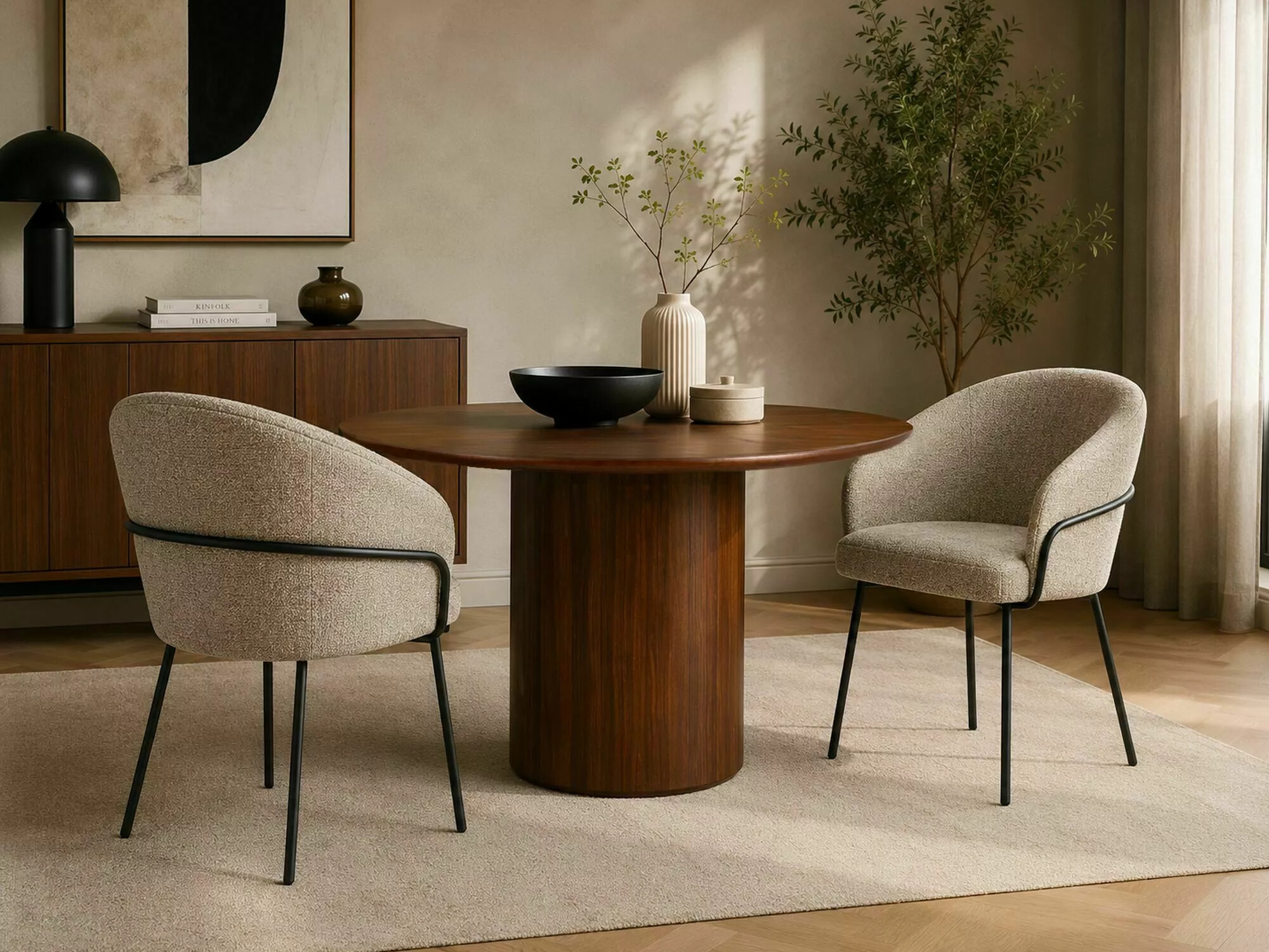 Tisch Detroit 1005 (Walnussholzoptik)