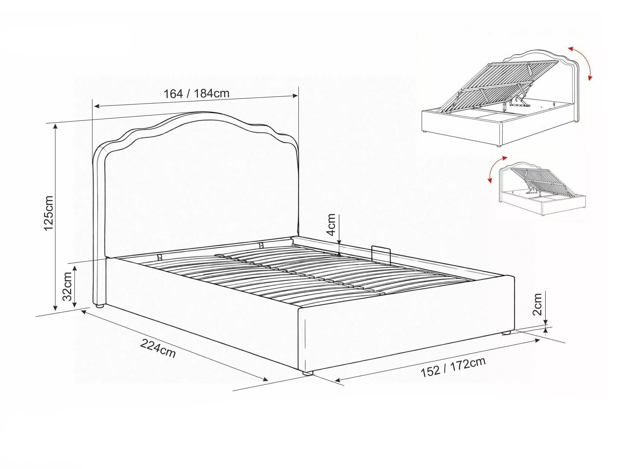 Bett Detroit 1006 (Raven 24)
