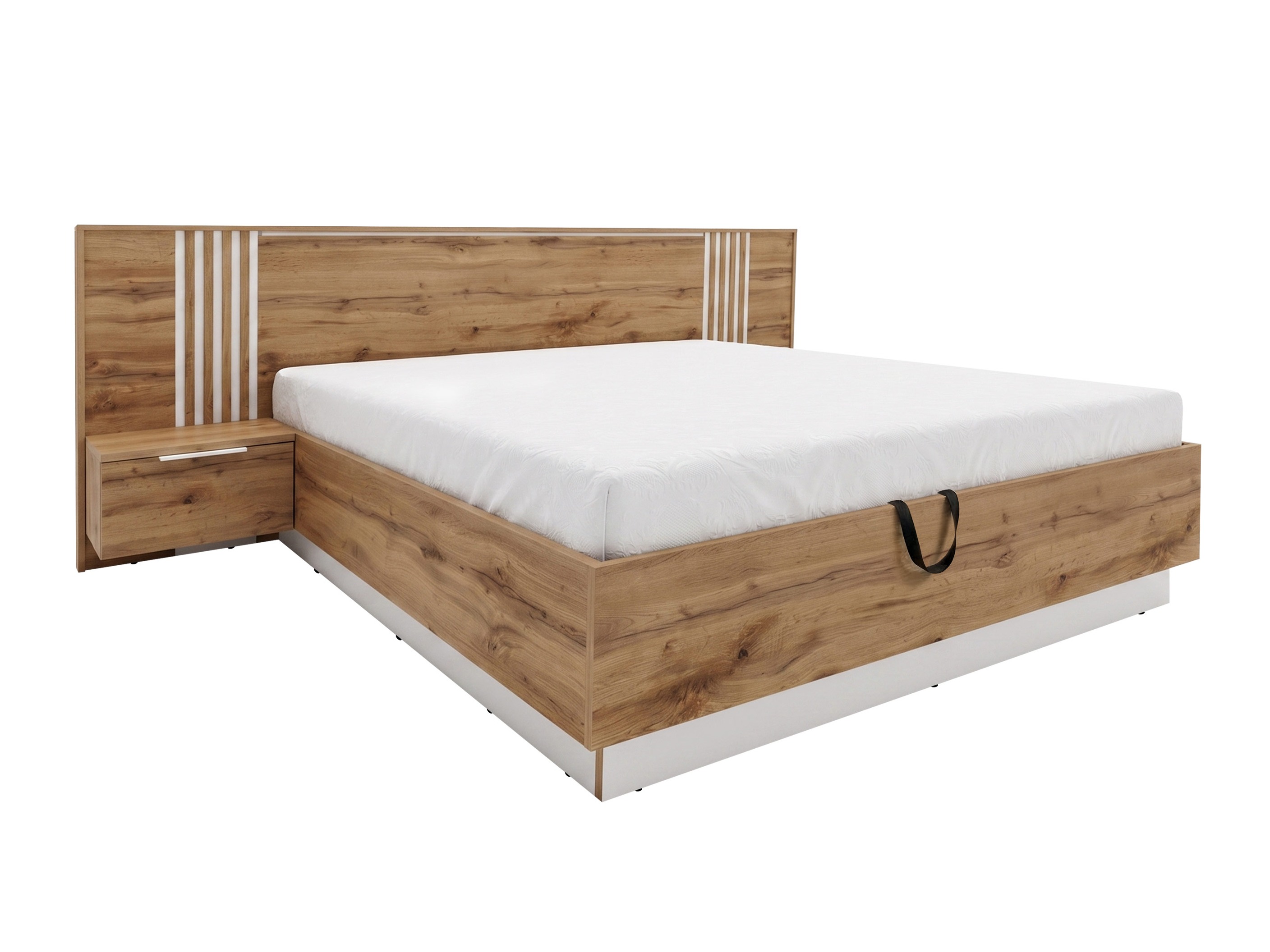 Bett Enolevo 115 (Wotan Eiche + Weiss)