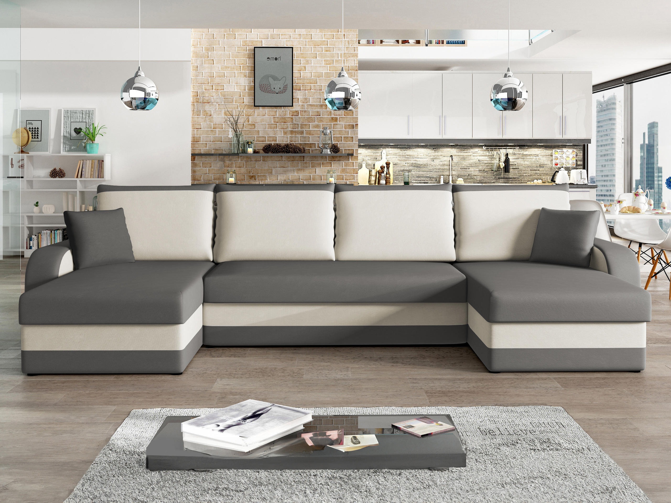 Ecksofa Comfivo Melissa IV (Alova 36 + Alova 71)