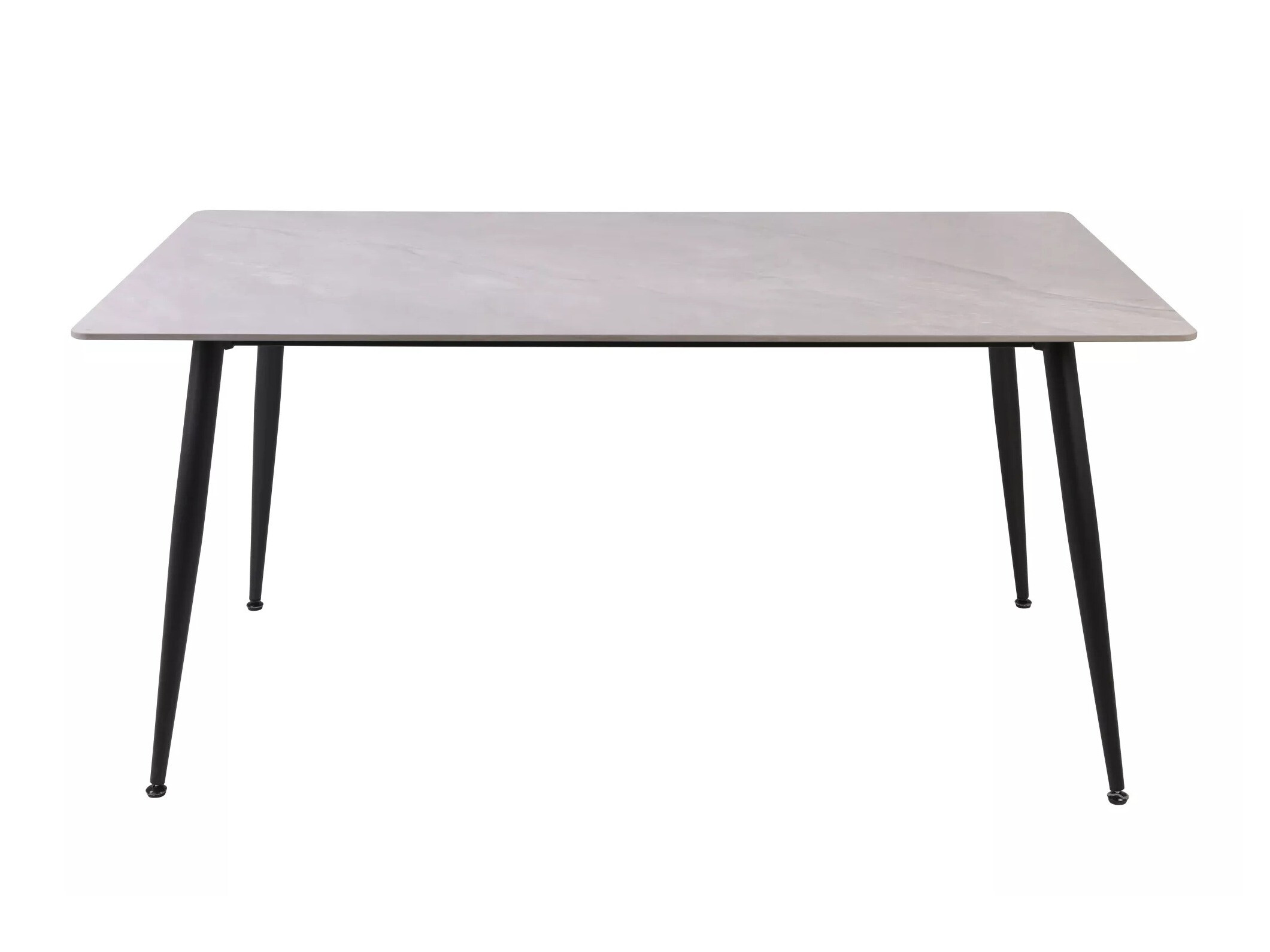 Tisch Detroit 779 (Grauer Marmor + Schwarz)