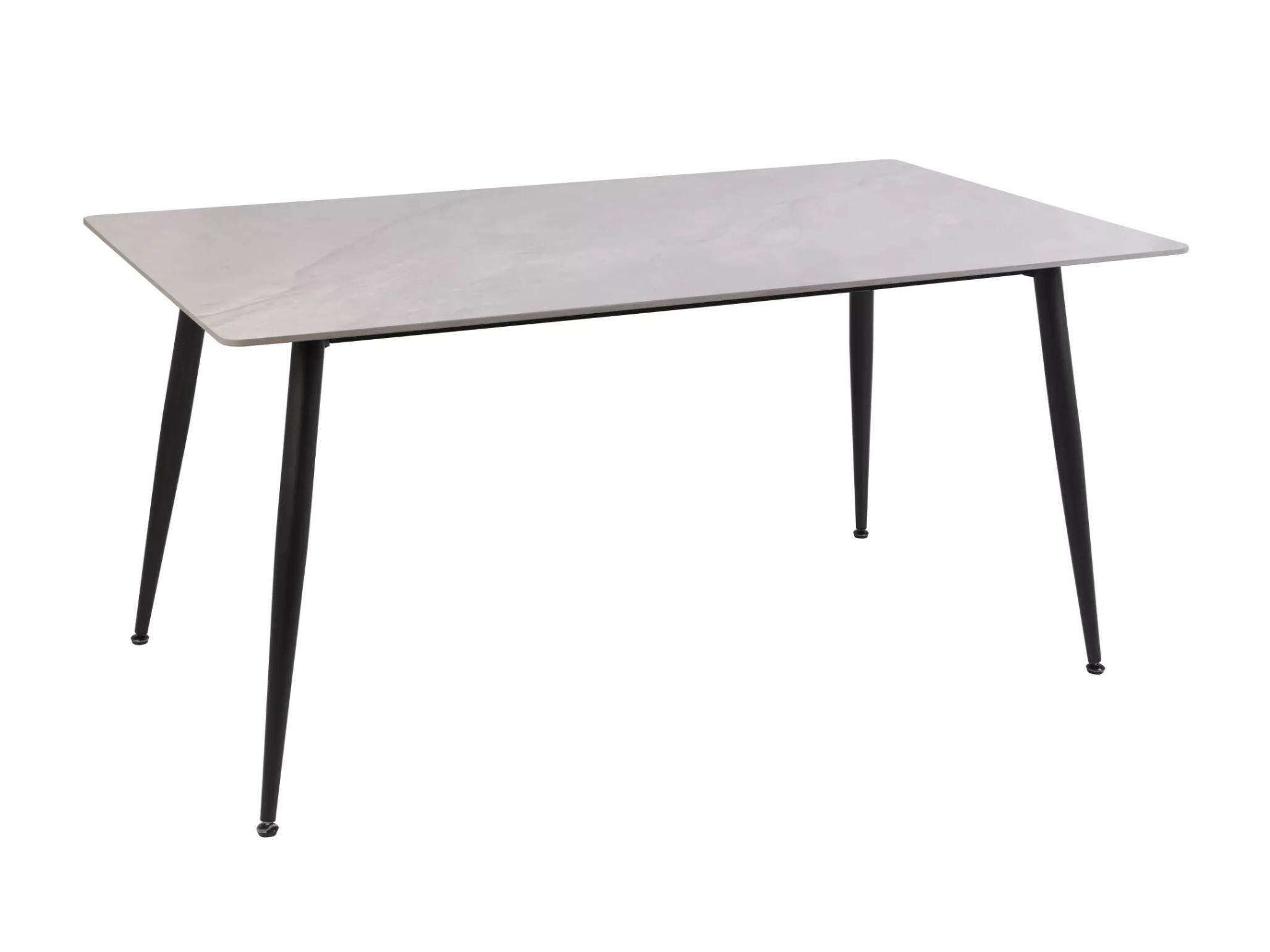 Tisch Detroit 779 (Grauer Marmor + Schwarz)