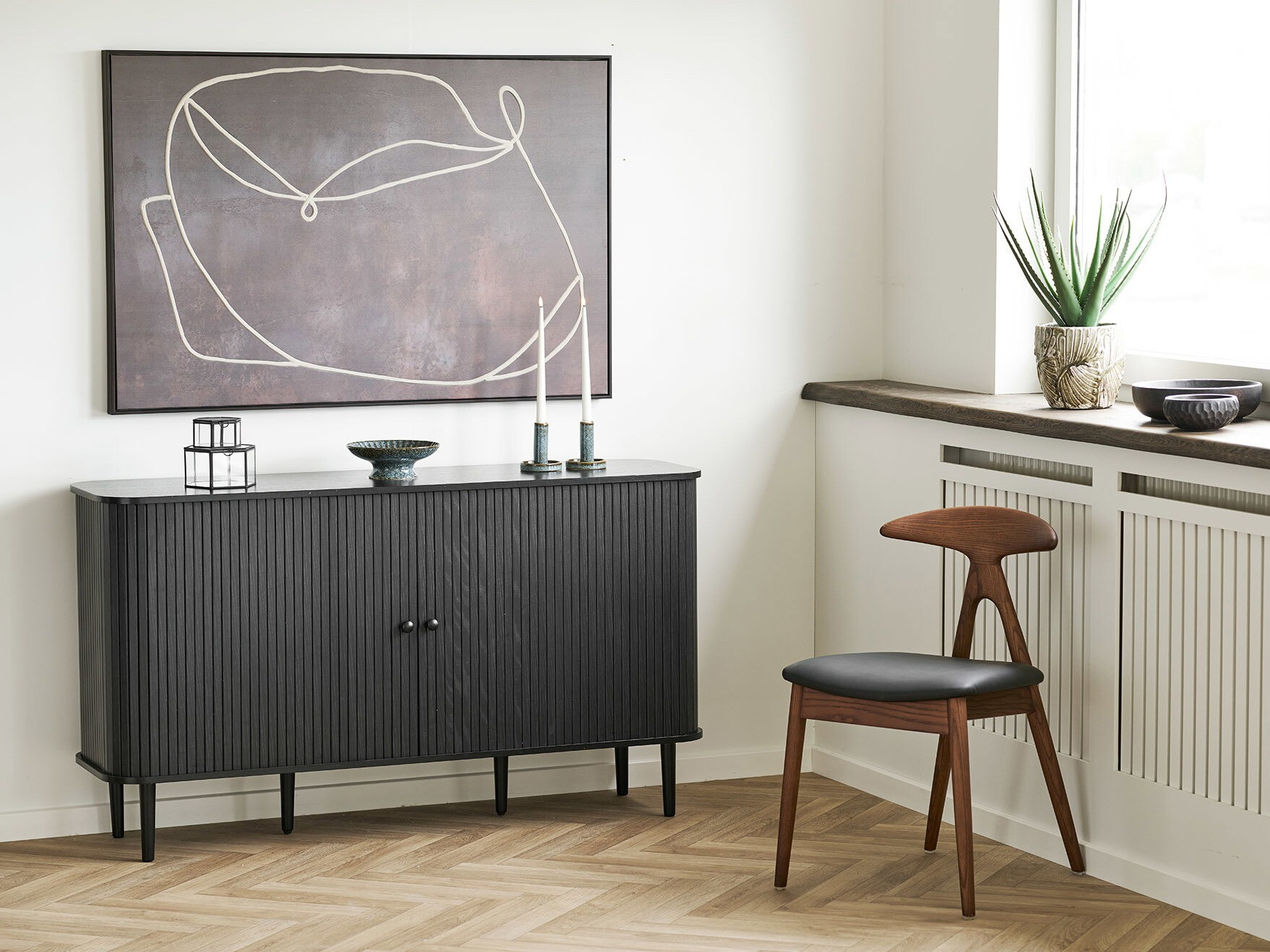 Stuhl Brea 316 (Dunkles Holz)